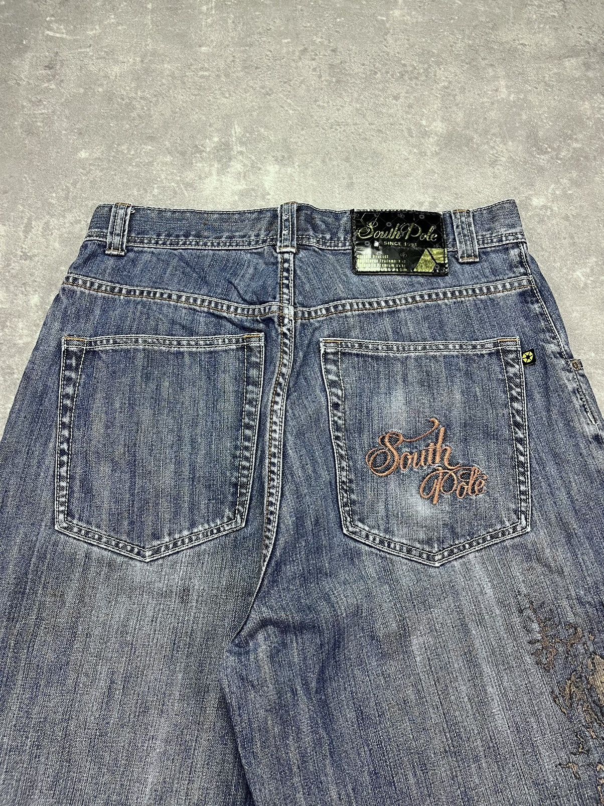 Southpole Southpole Y2K Baggy Tribal Printed Shorts Jorts 31 32 Size US 31 - 11 Thumbnail