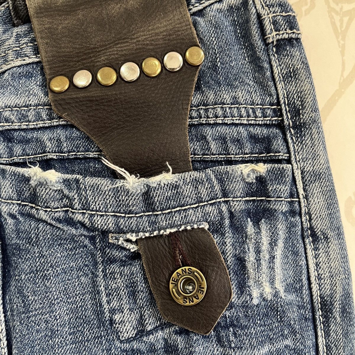 Beauty Beast × Japanese Brand Beauty Beast Japan Seditionaries Blue Jeans Size US 30 / EU 46 - 9 Thumbnail