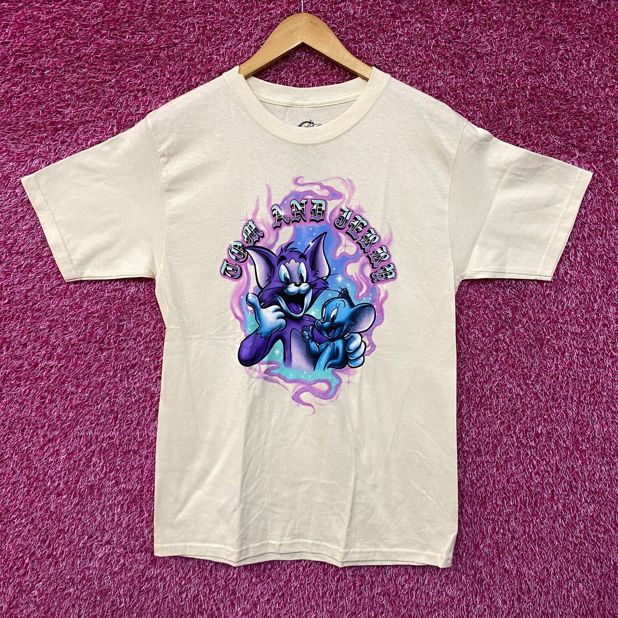 Other Tom and Jerry Airbrushed Cartoon Tshirt size medium Size US M / EU 48-50 / 2 - 1 Thumbnail