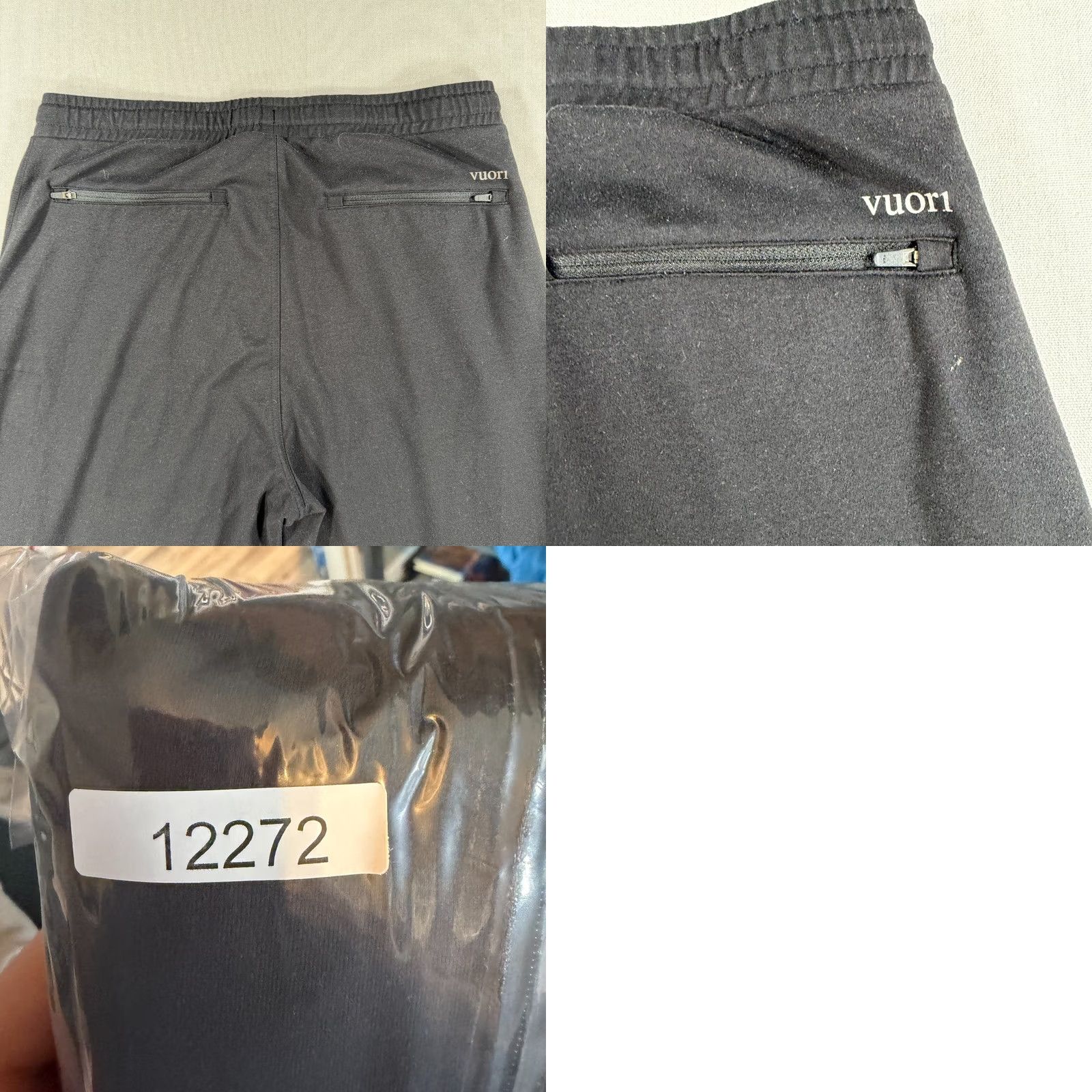 Vuori Vuori Sunday Performance Joggers Mens XL Black Tapered Sweatpants Stretch Gym Size US 36 / EU 52 - 8 Thumbnail