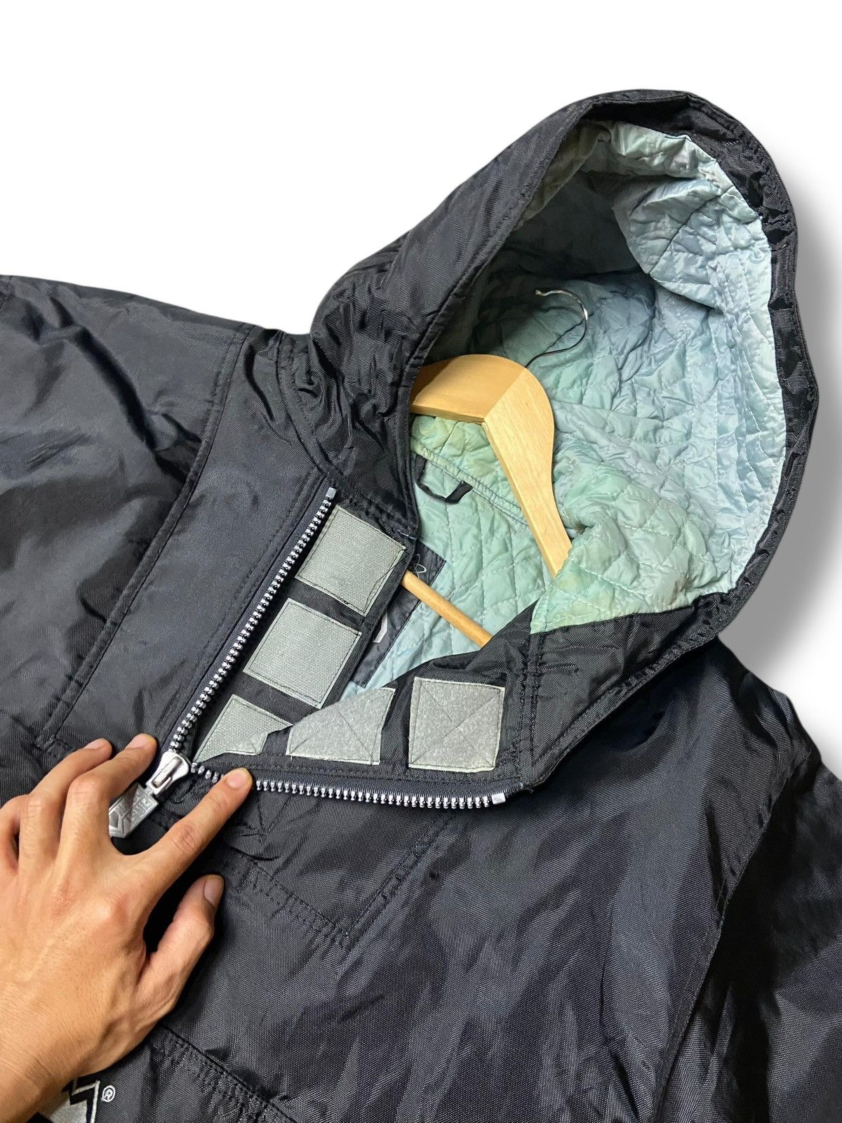 Japanese Brand First Down Techno Street Wear Hooded Jacket (149) Size US M / EU 48-50 / 2 - 4 Thumbnail