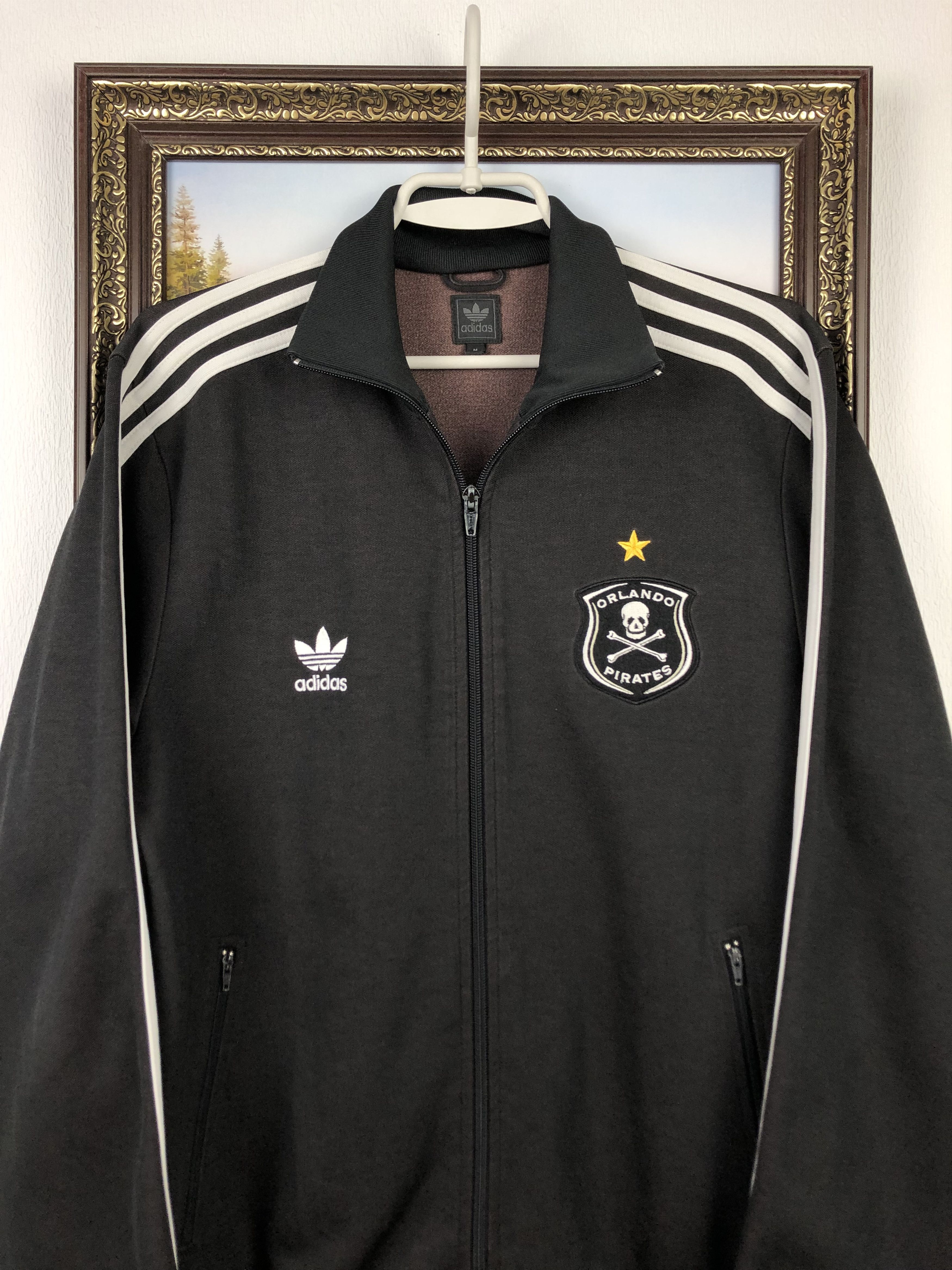 Adidas × Vintage Vintage Adidas Olympics Orlando Pirates Jacket Soccer Track Size US M / EU 48-50 / 2 - 2 Thumbnail