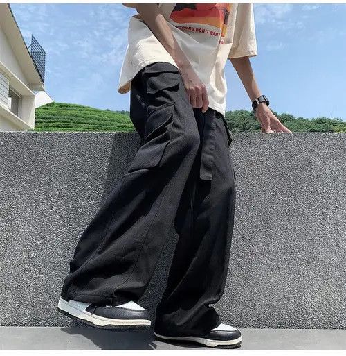 VIBE Cargo Baggy Black Pants Size US 28 / EU 44 - 8 Thumbnail
