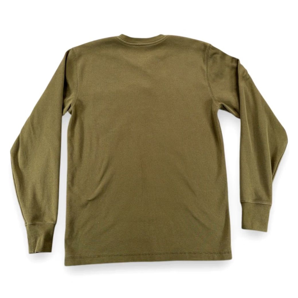Carhartt Carhartt Shirt Adult MEDIUM Green Henley Snaps Long Sleeve Military Workwear Size US M / EU 48-50 / 2 - 3 Thumbnail