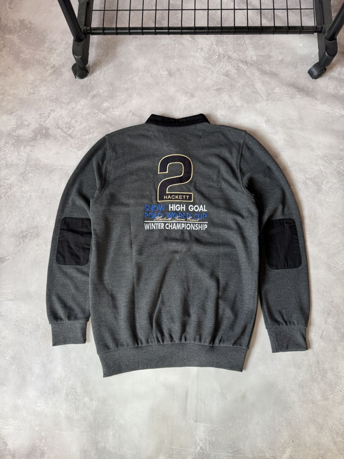 Hackett Vintage Hackett Polo Team Y2k Sweater Size US XL / EU 56 / 4 - 5 Thumbnail