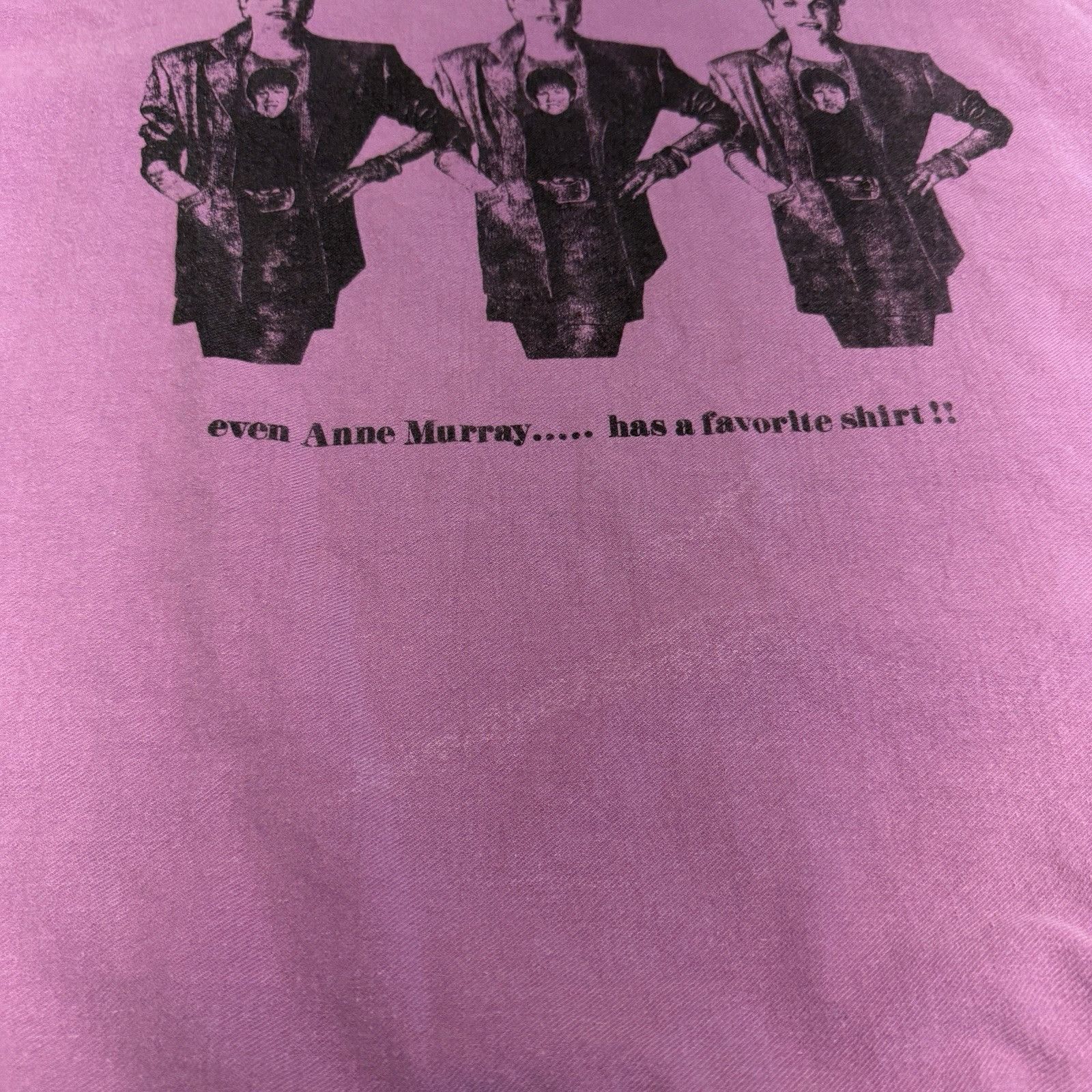 Vintage Vintage Anne Murray Sweatshirt Adult Large 23.5x27.5 Purple Size US L / EU 52-54 / 3 - 5 Thumbnail