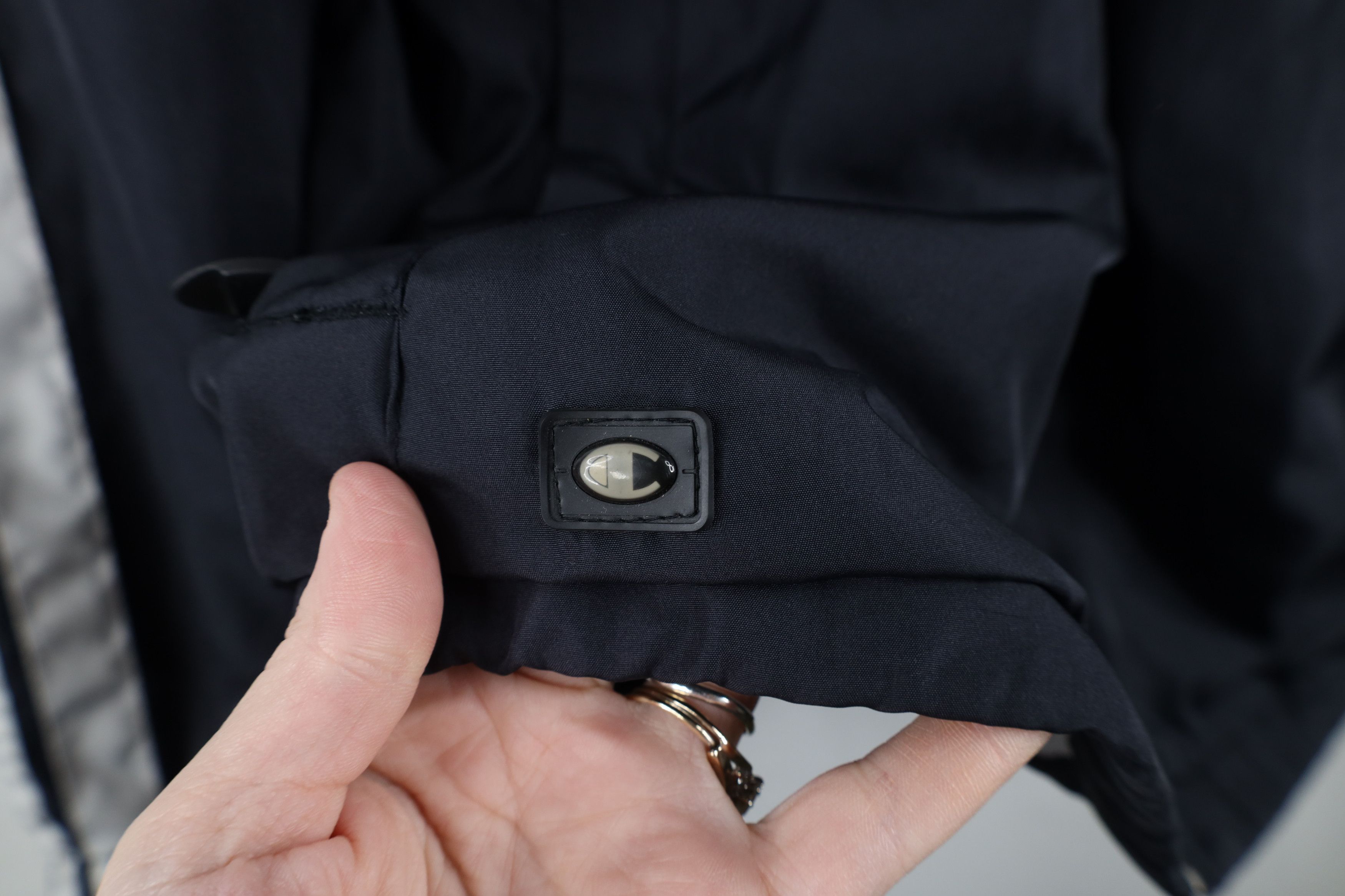 Champion × Vintage Vintage 90s Champion Lined Windbreaker Bomber Jacket Black Size US M / EU 48-50 / 2 - 6 Thumbnail