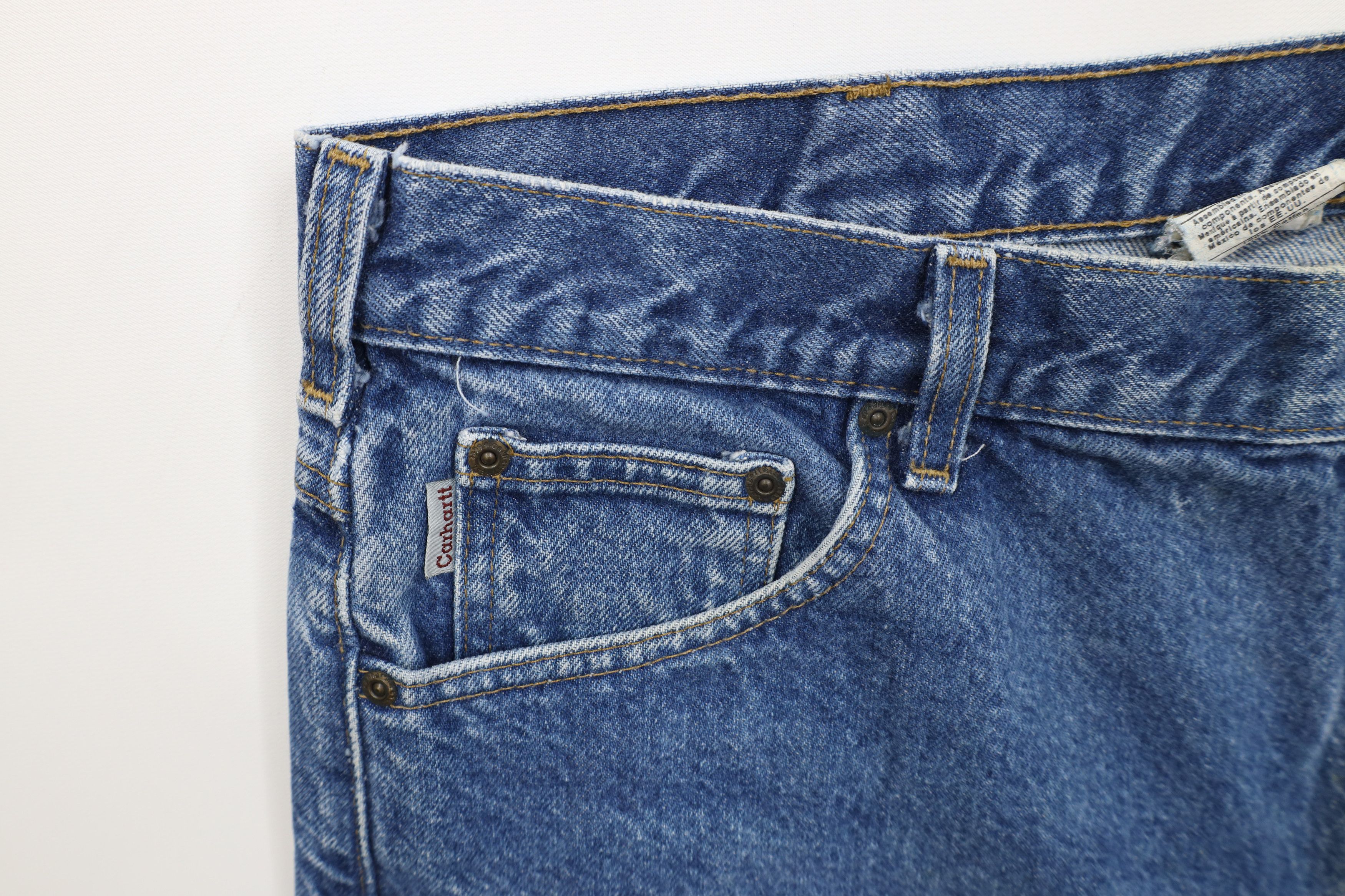 Carhartt Vintage Y2K Carhartt Spell Traditional Fit Denim Jeans Blue Size US 42 / EU 58 - 7 Thumbnail