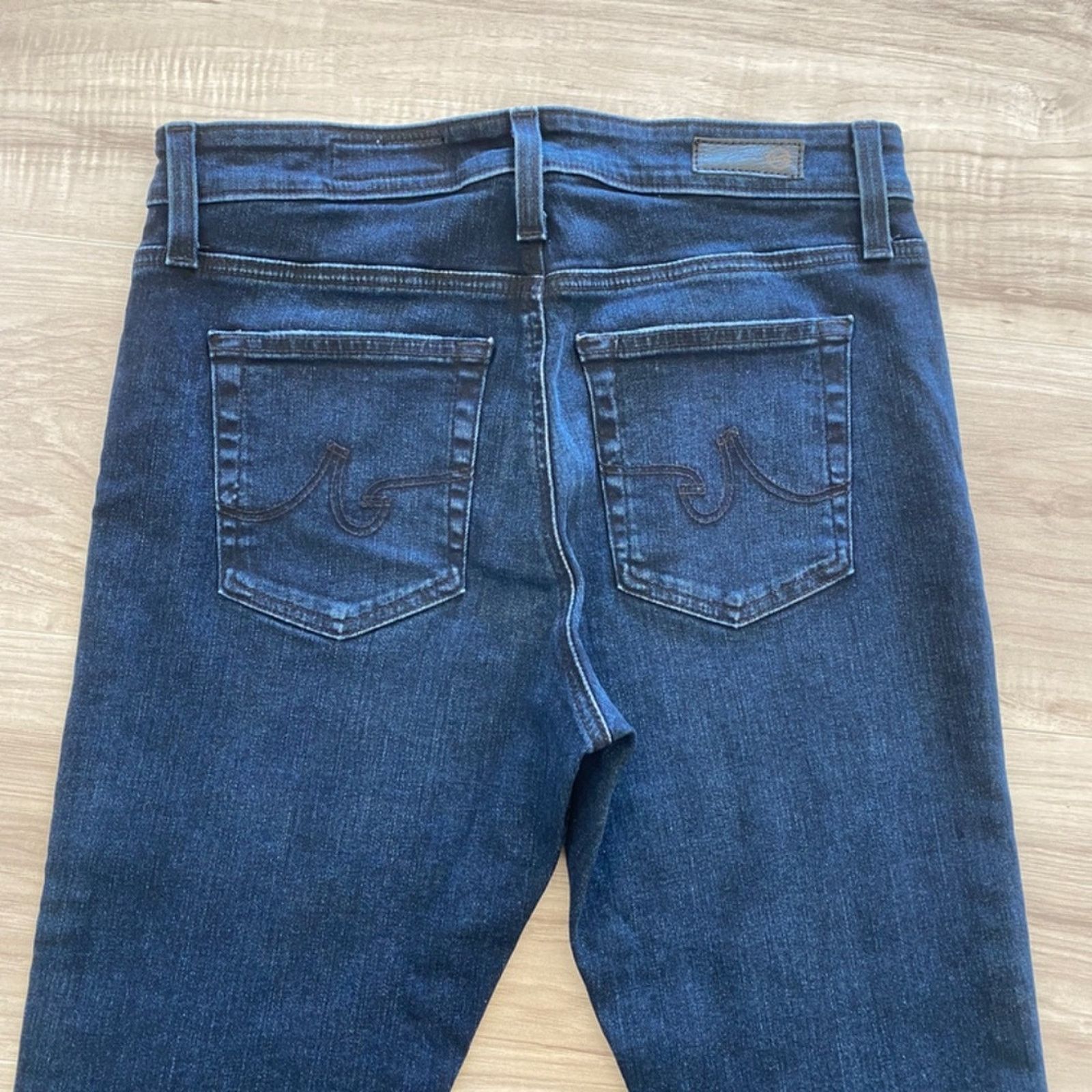AG Adriano Goldschmied Adriano Goldschmied Farrah High-Rise Skinny Jeans - 29R Size 29" - 10 Thumbnail
