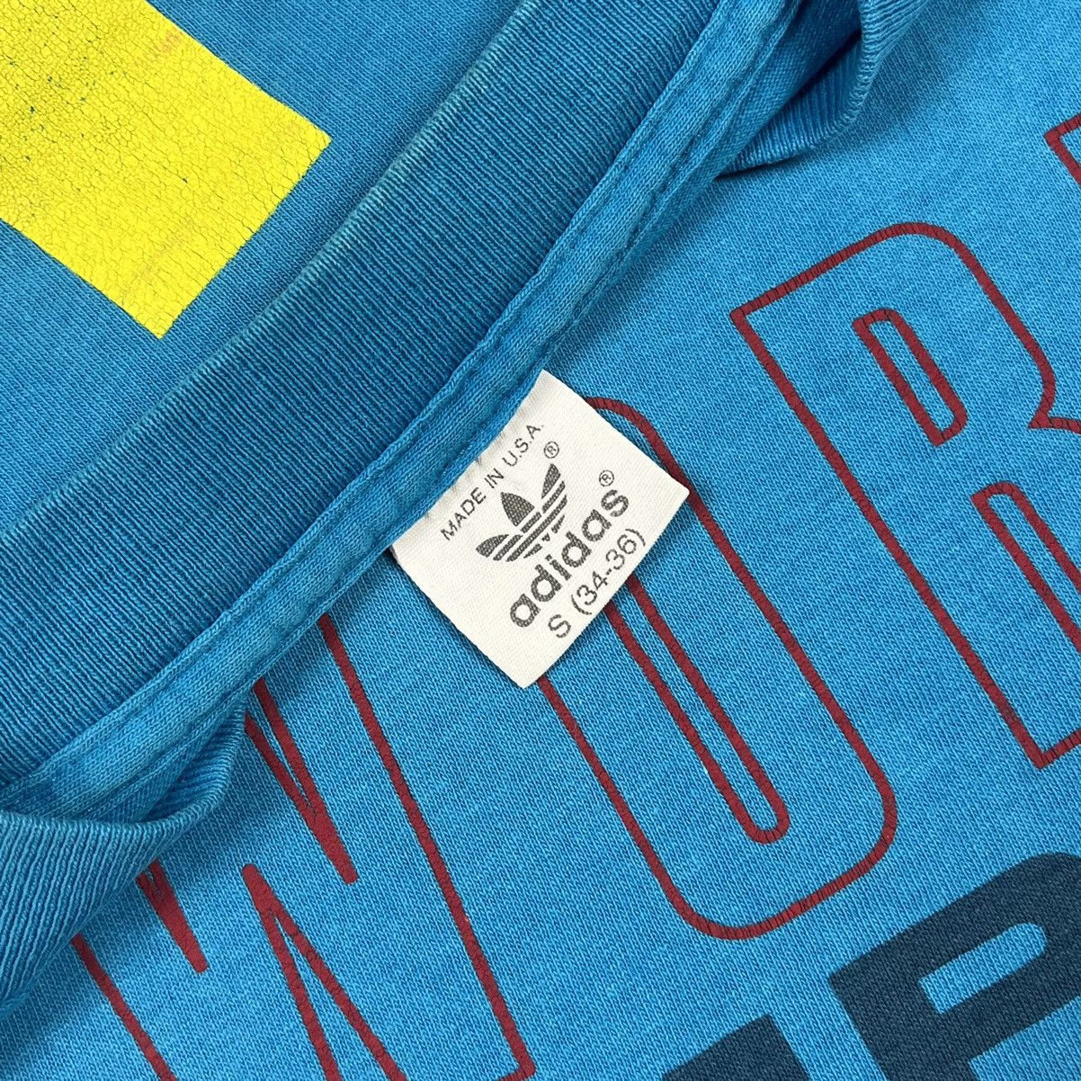 Adidas Vintage Adidas Rare World Champion USA big logo tee 90’s Size US S / EU 44-46 / 1 - 11 Thumbnail
