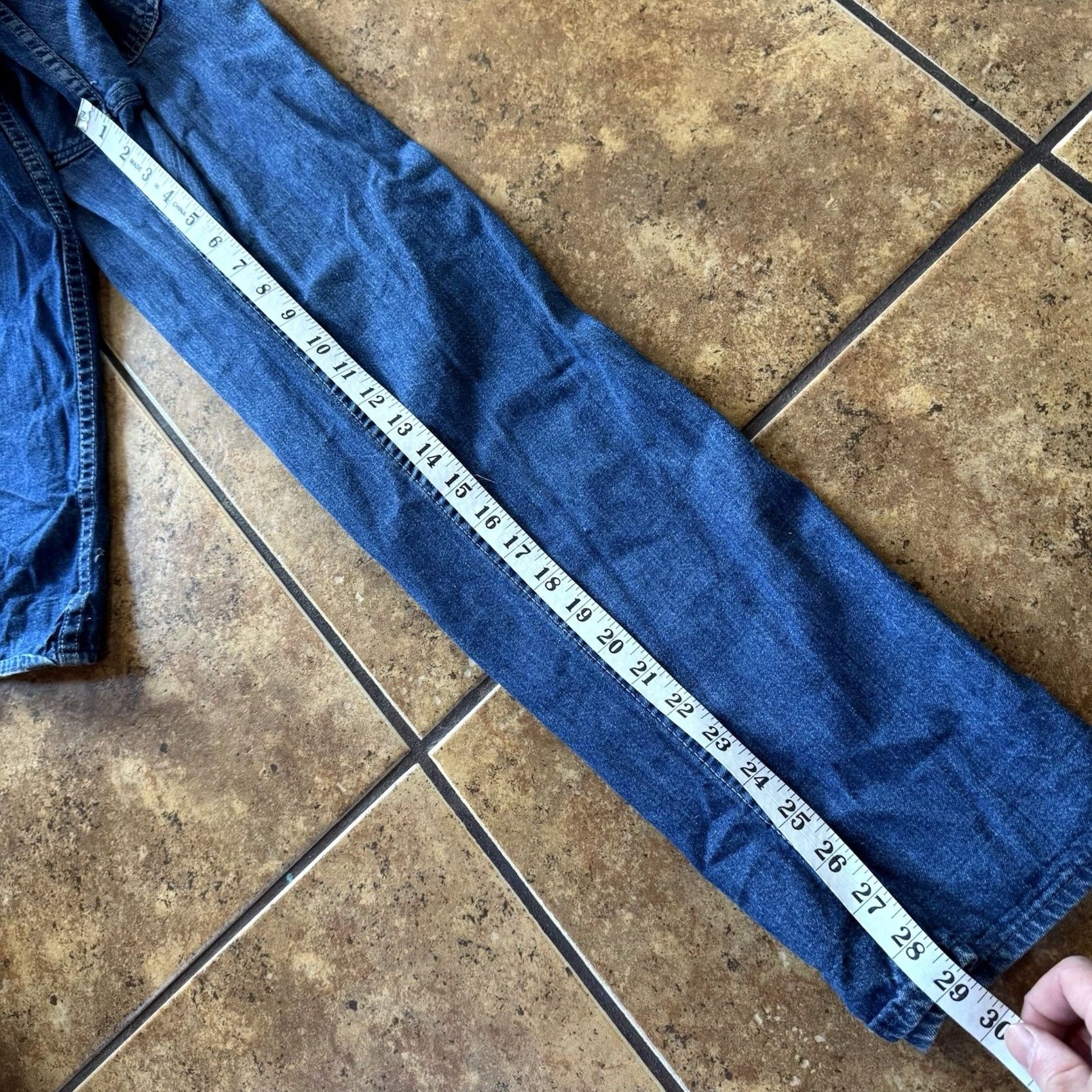 Sears VINTAGE Sears Work Leisure Denim Bib Overalls Mens 28 x 29 Jeans Blue USA Workwear Size US 28 / EU 44 - 8 Thumbnail