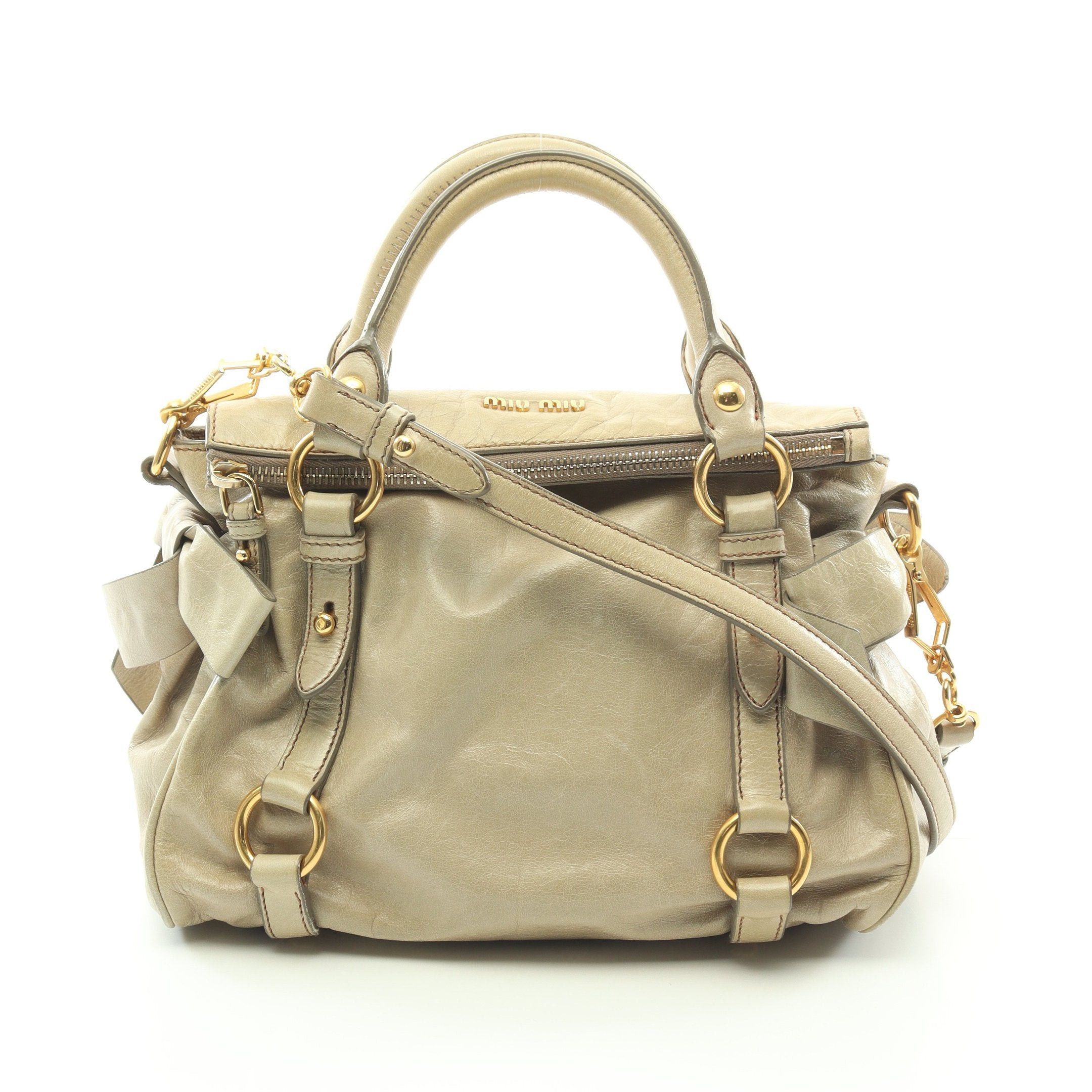 バッグ miu miu vitello lux side ribbon Bag y2k miu miu vitello lux side ribbon Bag y2k