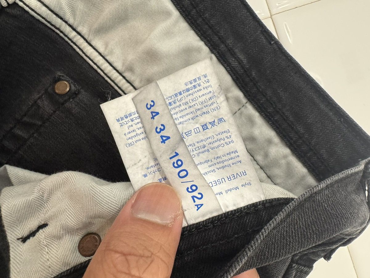 Acne Studios Acne Studio River - Used Black Size US 34 / EU 50 - 4 Thumbnail