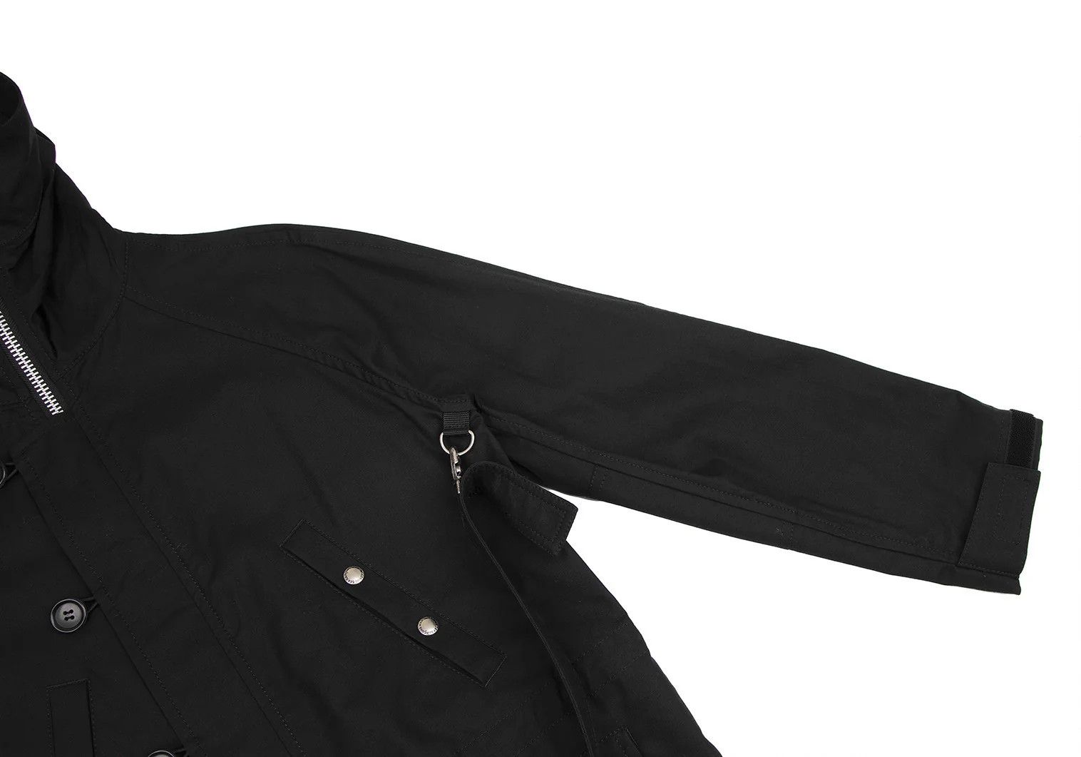 Junya Watanabe Cotton Belted Design Mountain Parka in Black, Size M Size US M / EU 48-50 / 2 - 6 Thumbnail