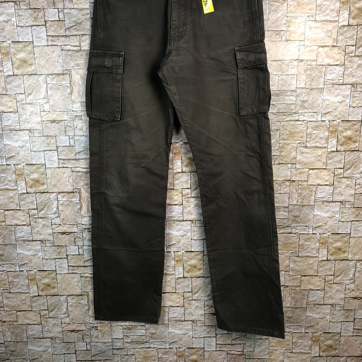 Global Work Global Work Brown Cargo Multipocket Pants #A610 Size US 30 / EU 46 - 3 Thumbnail