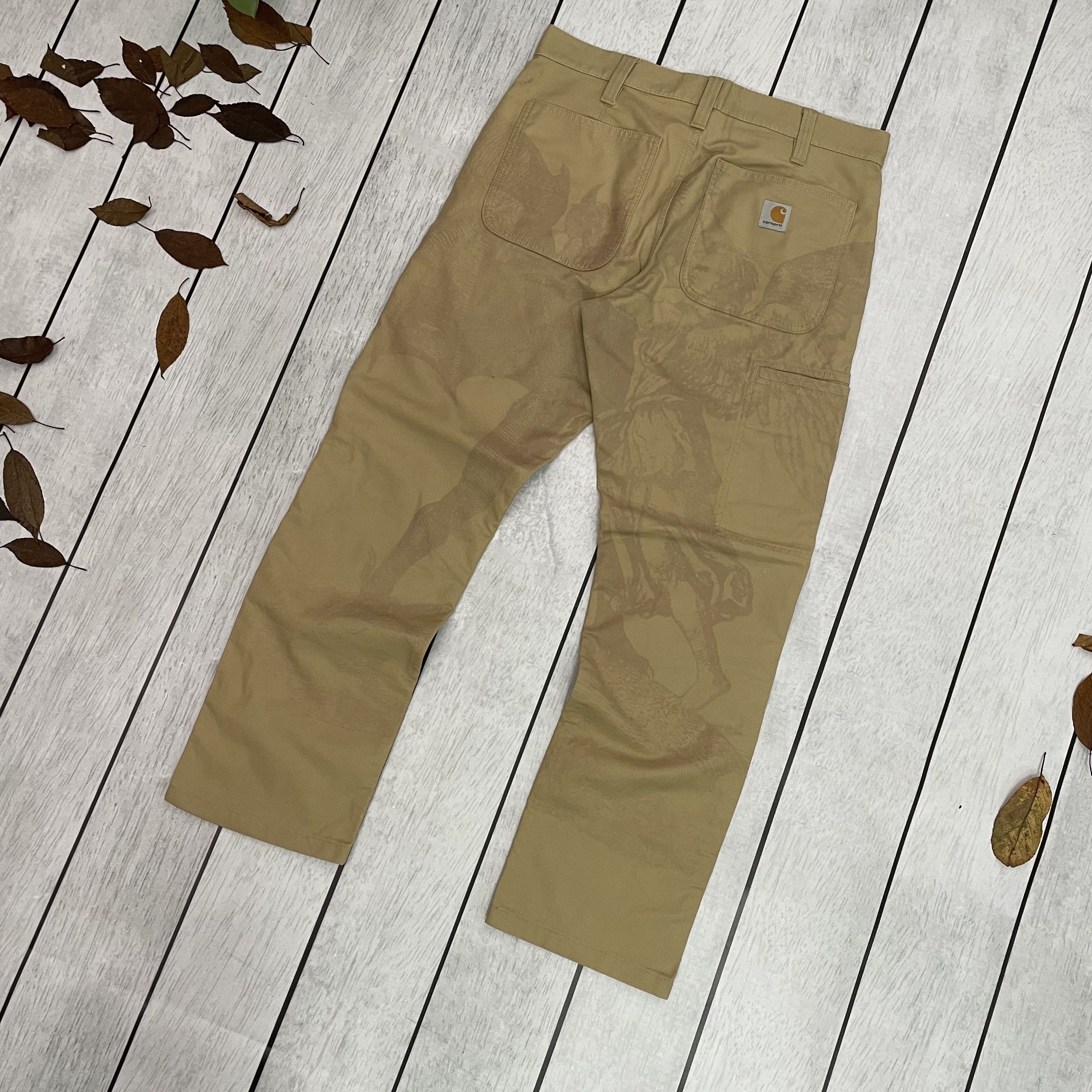Carhartt Carhartt custom pants 1 of 1 art distressed y2k rare unique Size US 32 / EU 48 - 3 Thumbnail