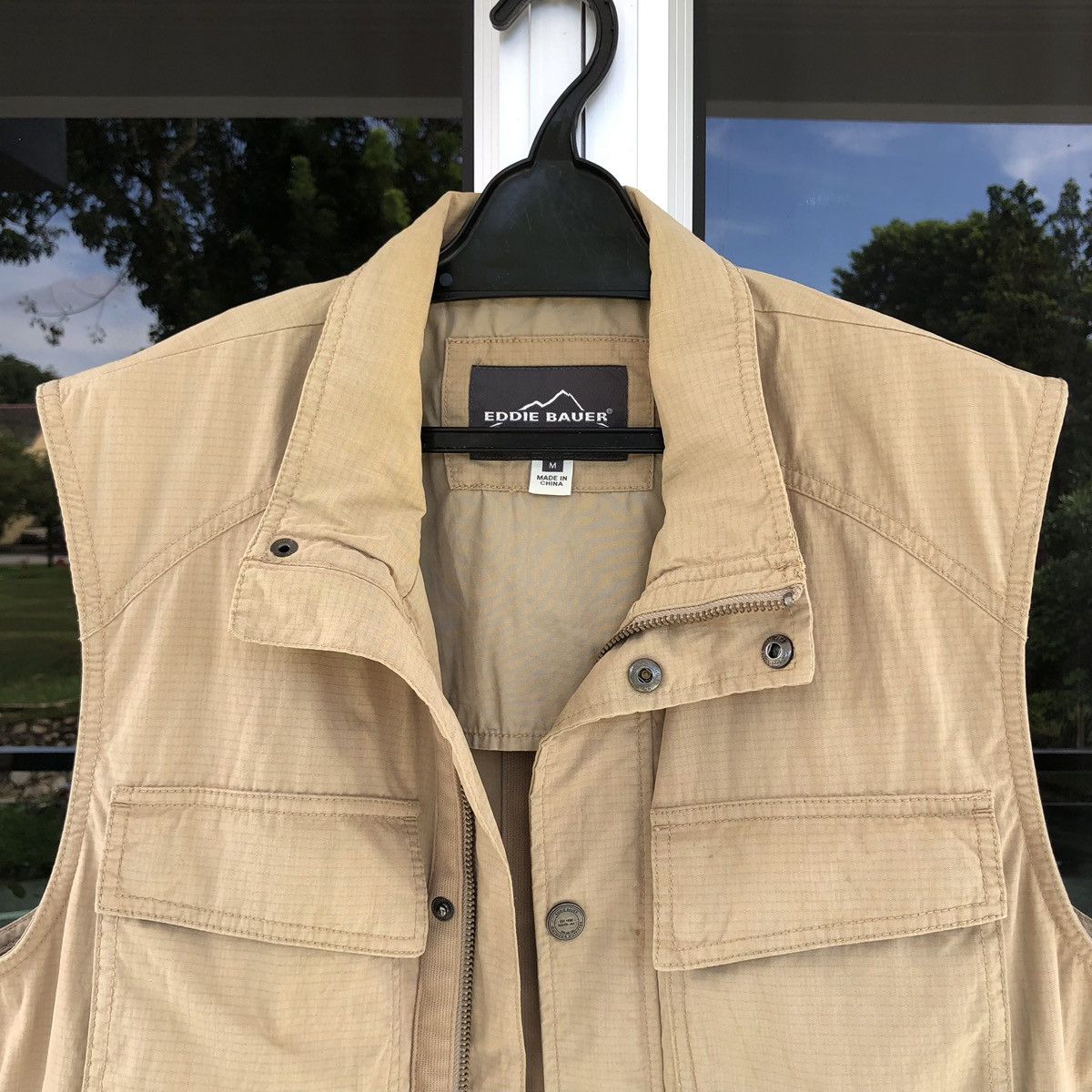 Eddie Bauer Eddie Bauer Travex Safari Travel Full Zip Snap Khaki Vest Size US M / EU 48-50 / 2 - 3 Thumbnail