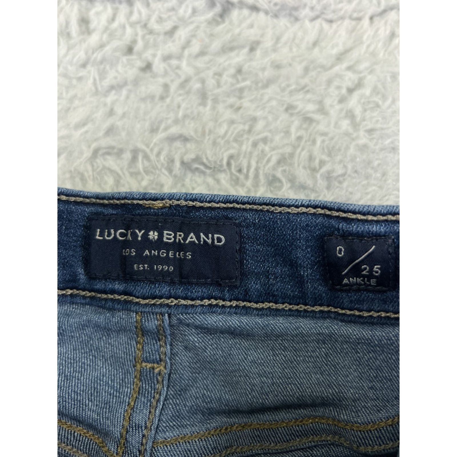 Vintage VINTAGE Black Women's Jeans Skinny Fit Low Rise 20x25 Blue Denim 90s Modern Size 25" / US 0 / IT 36 - 3 Thumbnail