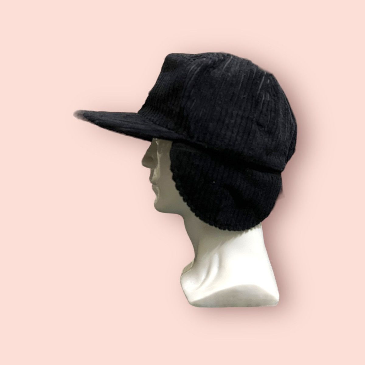 Playboy VINTAGE PLAYBOY EAR FLAP CORDUROY TRAPPER HAT Size ONE SIZE - 5 Thumbnail