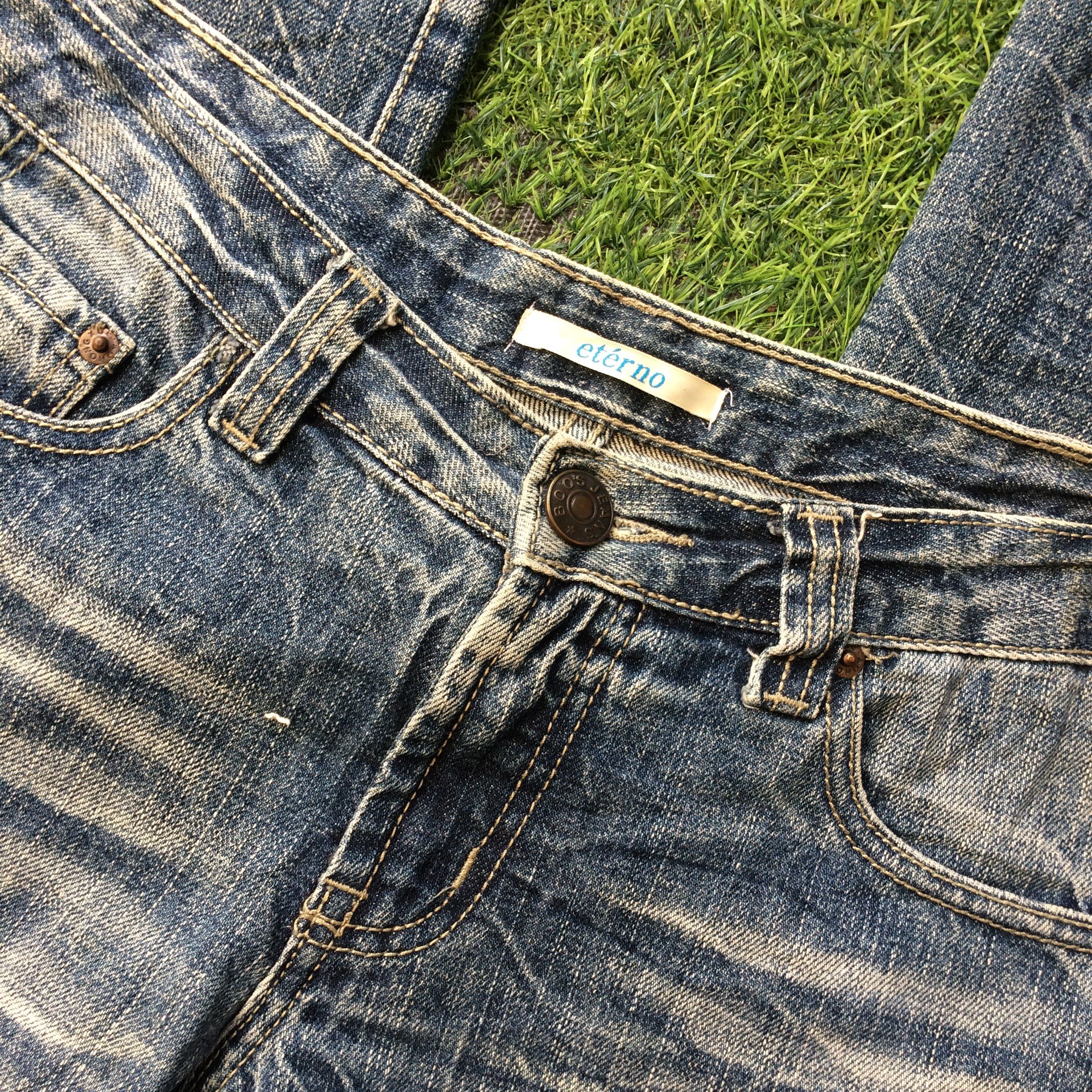 If Six Was Nine Distressed Japanese Low Rise Denim D-533 Size 27" / US 4 / IT 40 - 6 Thumbnail