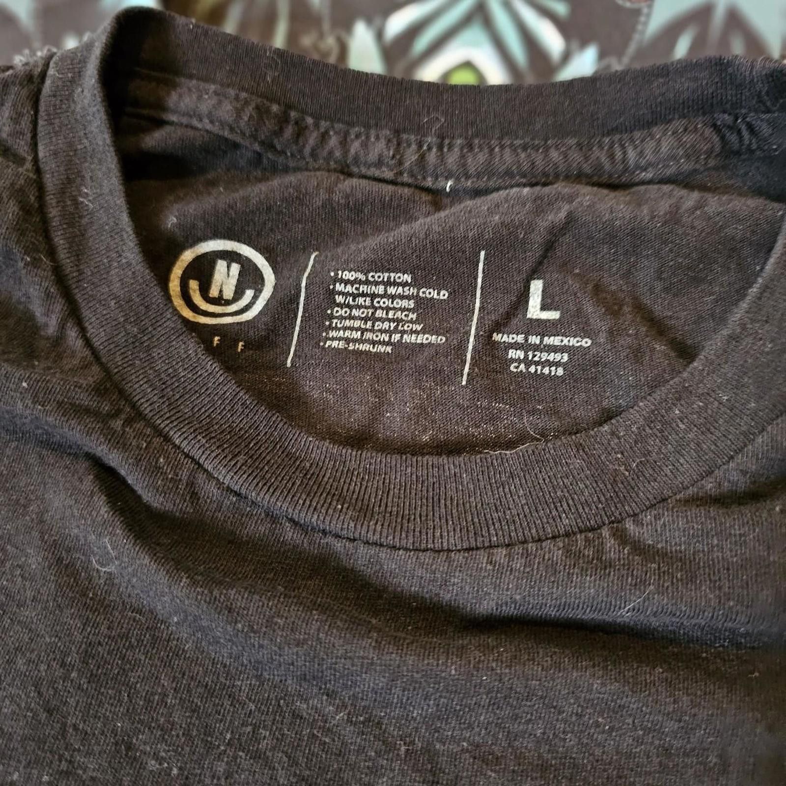 Designer Men's Black and Green Neff T-shirt Size US L / EU 52-54 / 3 - 2 Thumbnail