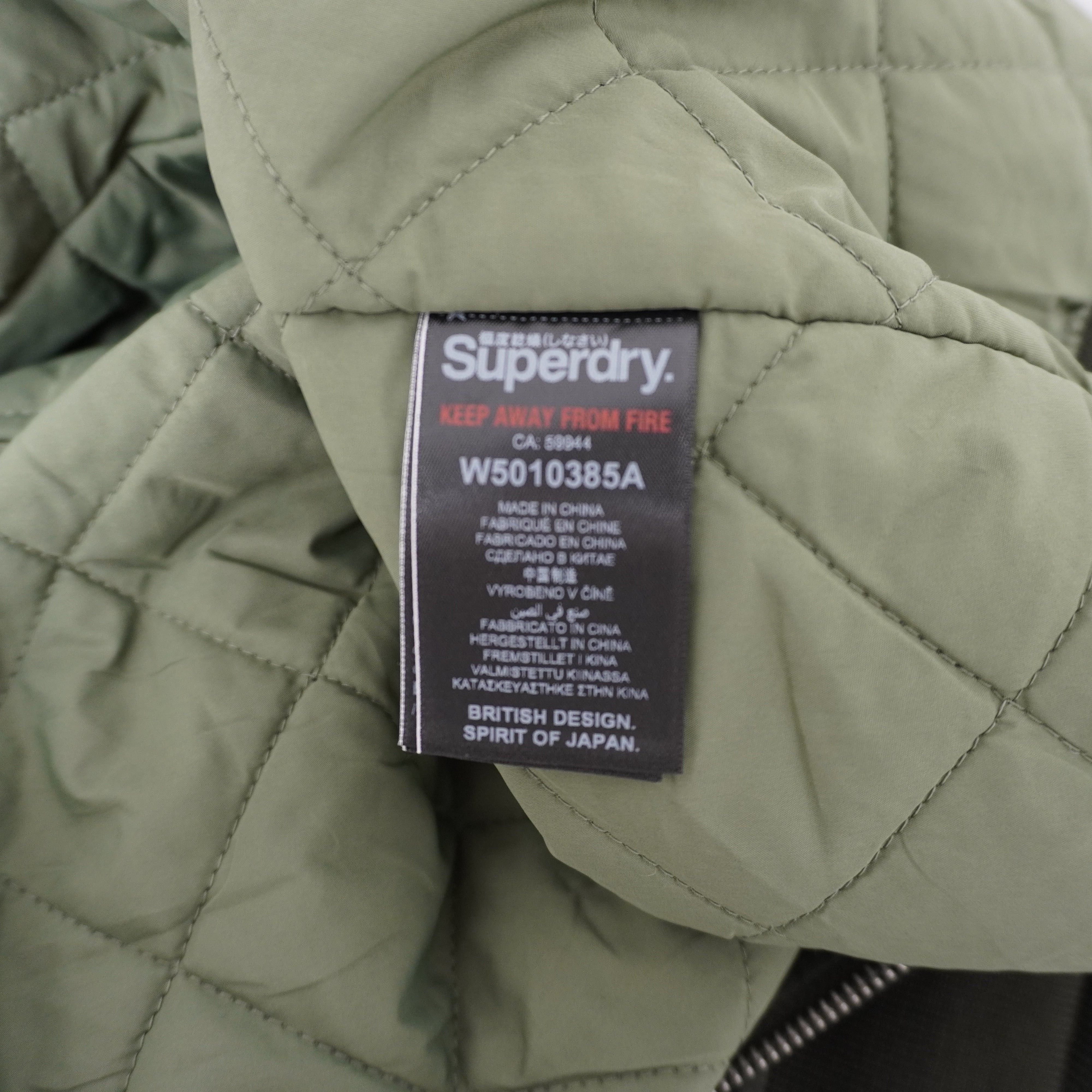 Superdry New Women's Superdry Khaki Bomber Jacket Size M / US 6-8 / IT 42-44 - 8 Thumbnail