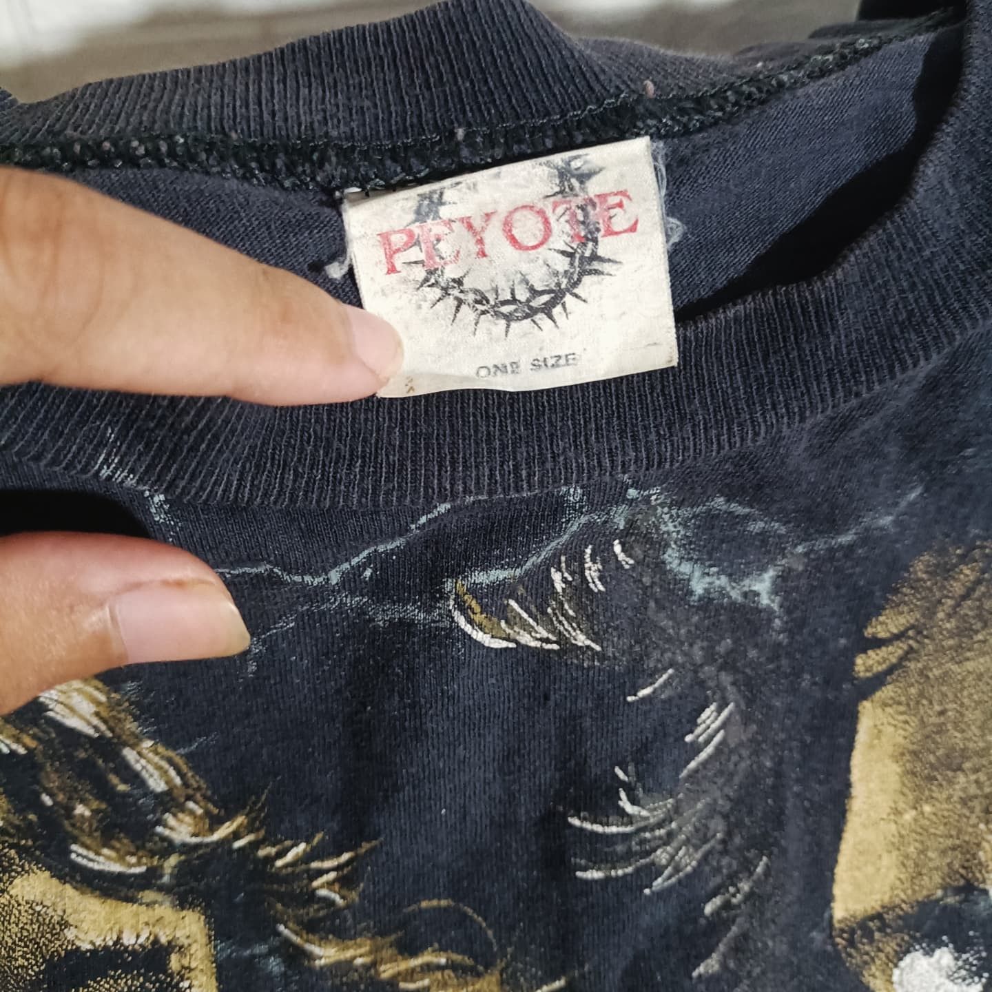 Vintage The Rolling stones Peyote 90' Size US XL / EU 56 / 4 - 6 Thumbnail