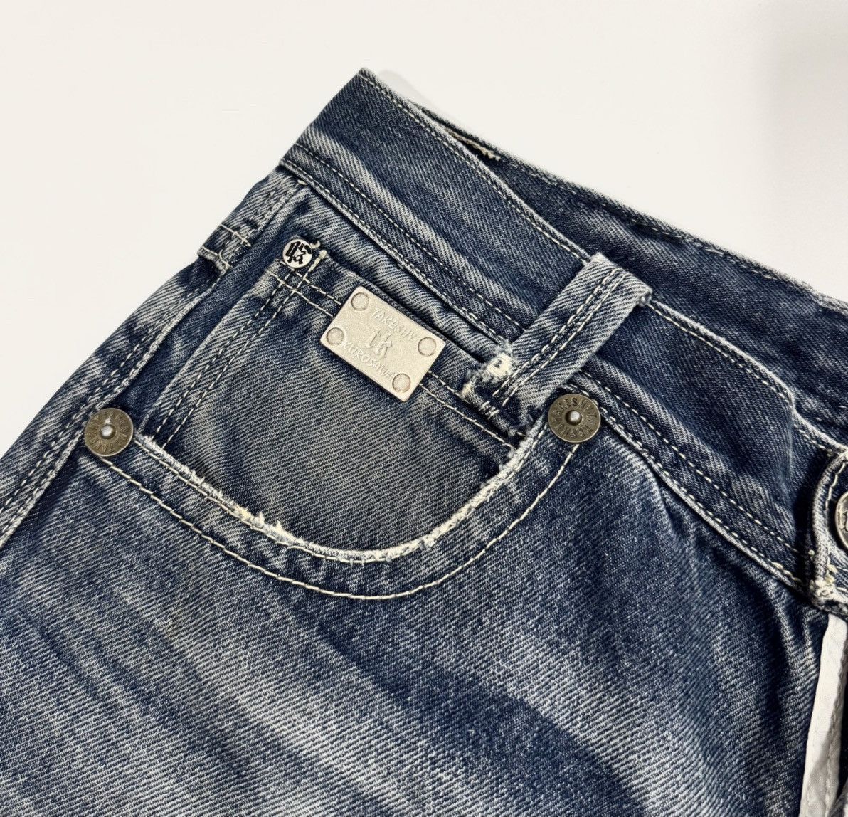 Takeshy Kurosawa Takeshy Kurosawa Jeans Distressed Denim Unique Design Size US 30 / EU 46 - 5 Thumbnail