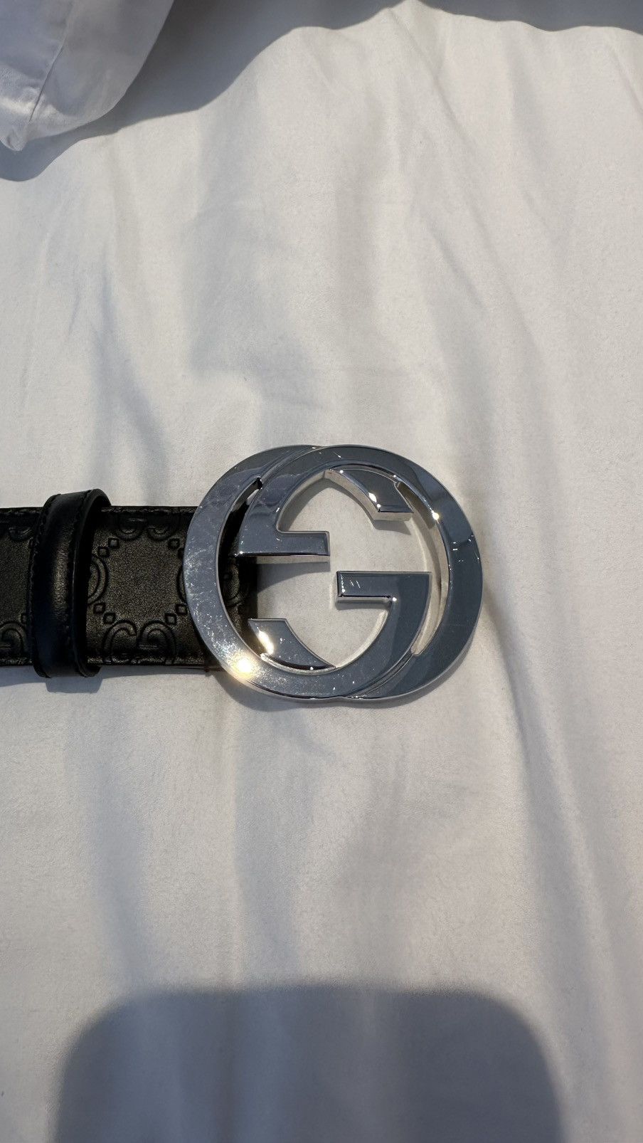 Gucci GUCCI SIGNATURE LEATHER BELT Size 32 - 5 Thumbnail