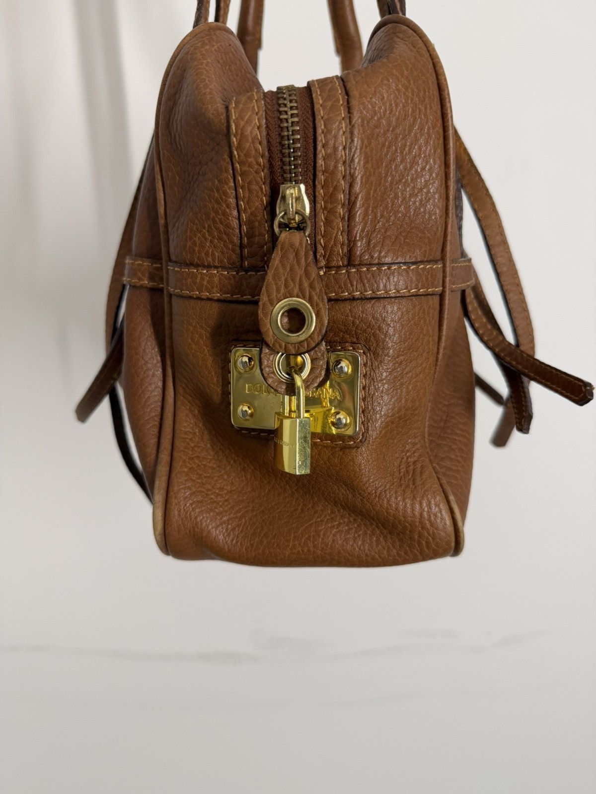 Dolce & Gabbana Vintage Dolce & Gabbana Laced Leather Handbag Size ONE SIZE - 5 Thumbnail