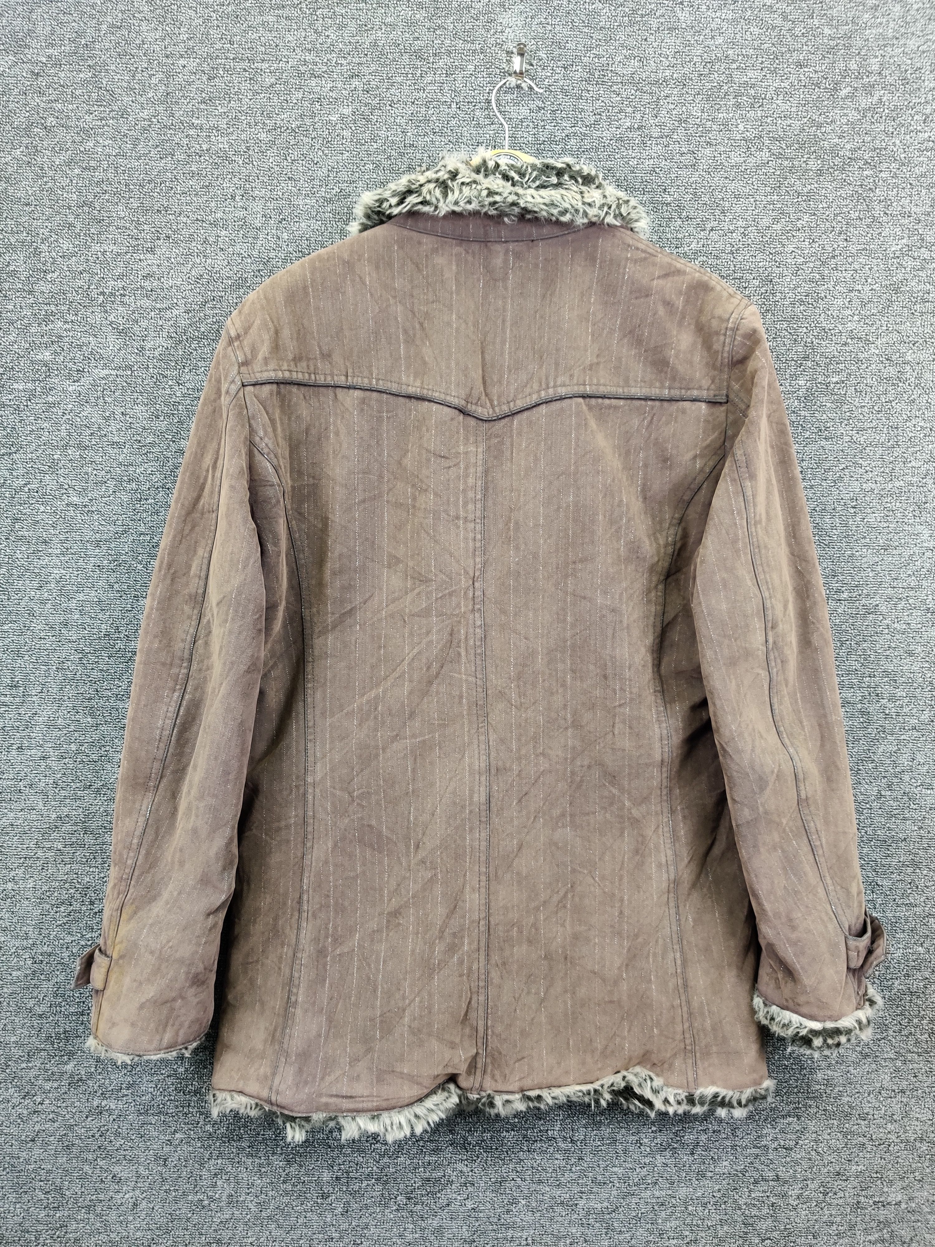 Mossimo Vintage Mossimo Shearling Fur Studded Jacket Size US L / EU 52-54 / 3 - 6 Thumbnail