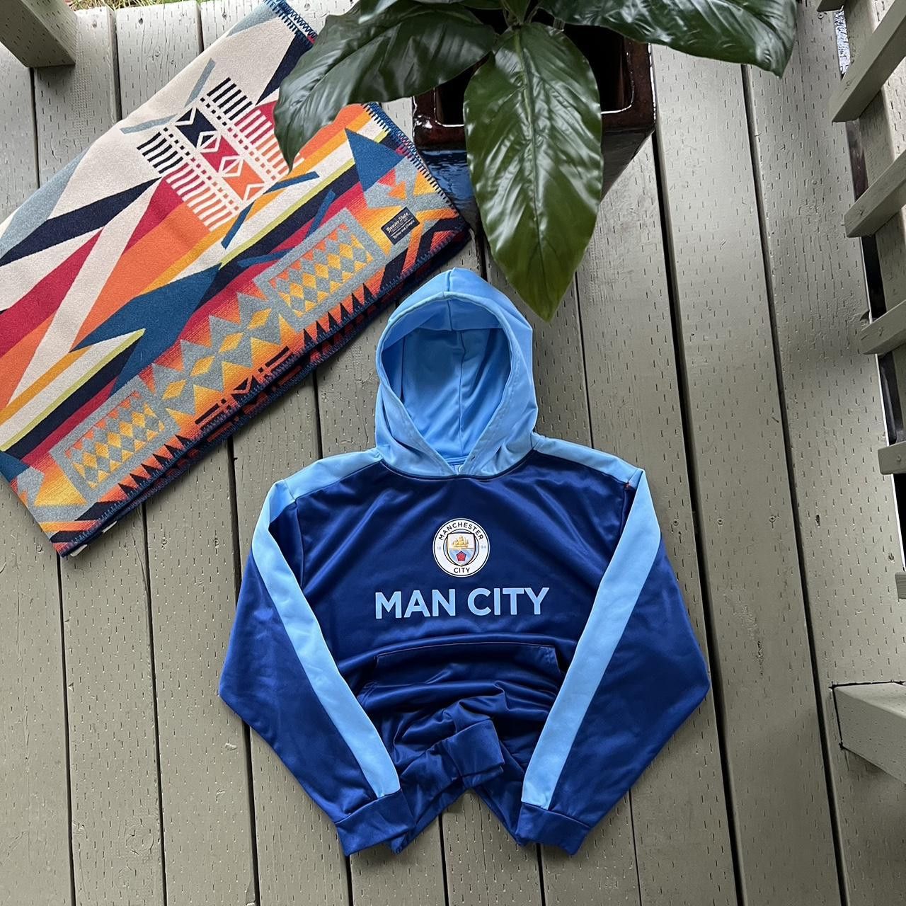 Other Manchester City Men's Blue Pullover Hoodie Sweatshirt Size US L / EU 52-54 / 3 - 3 Thumbnail