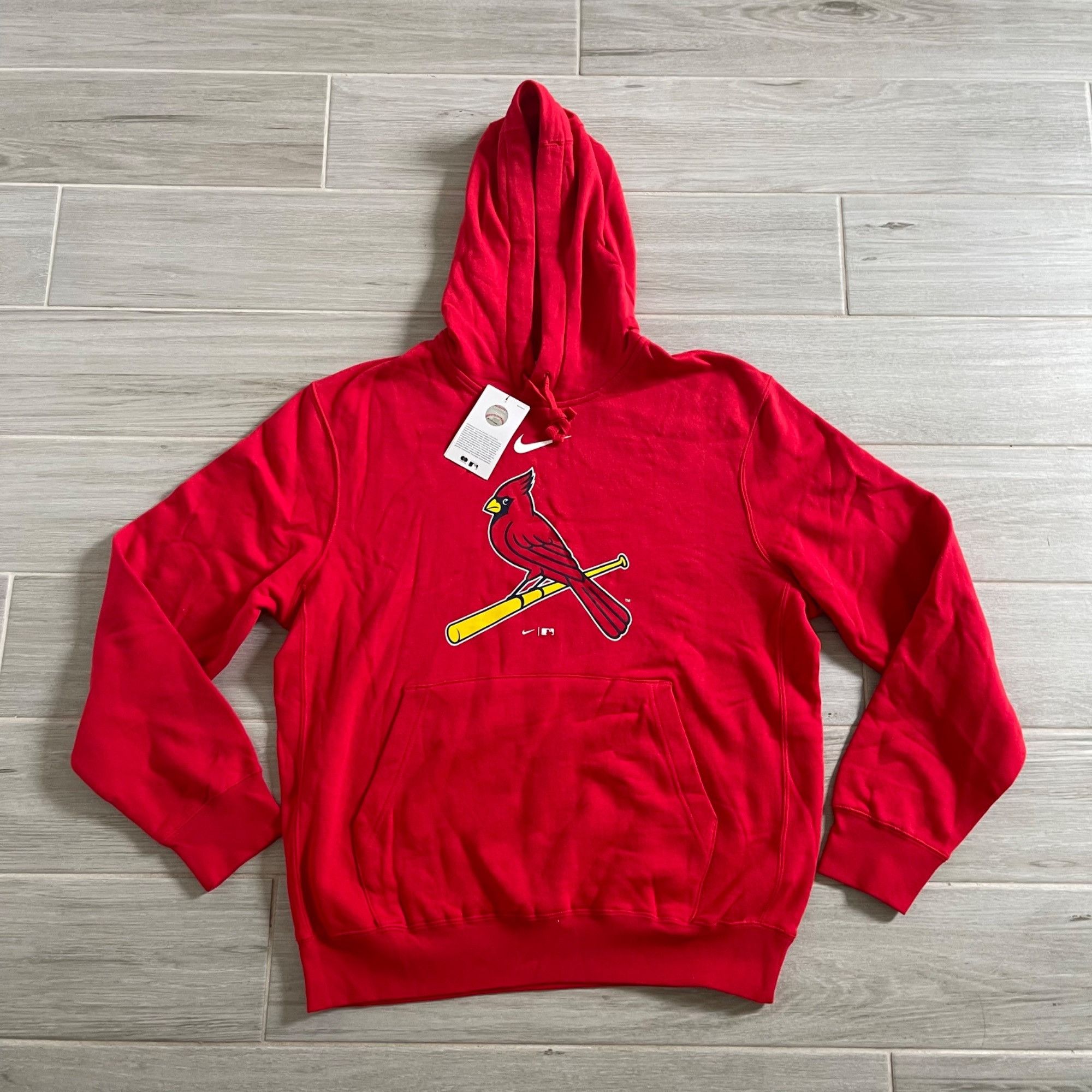 Nike $70 NWT NIKE x ST LOUIS CADINALS MLB RED HOODIE SZ M Size US M / EU 48-50 / 2 - 1 Thumbnail