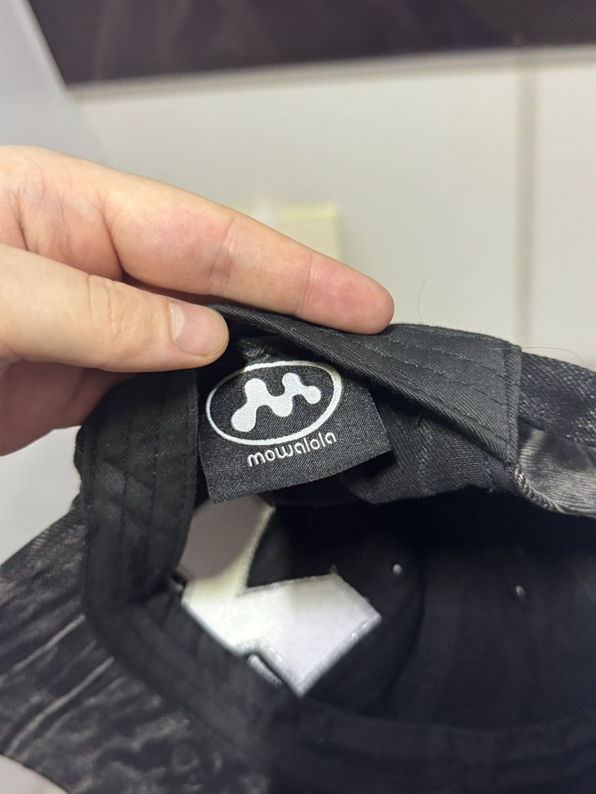 Mowalola ✅Mowalola black grey cap Size ONE SIZE - 5 Thumbnail