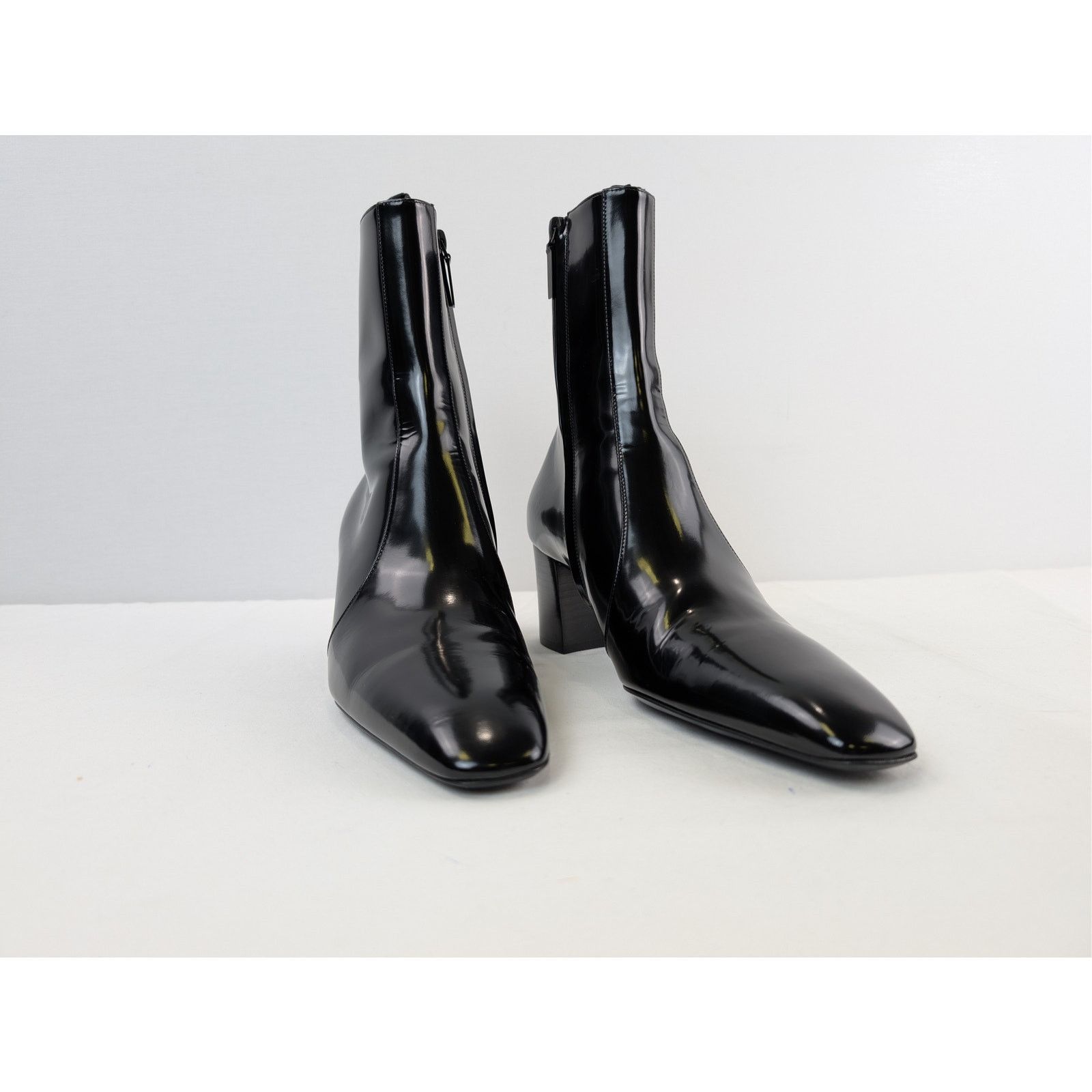 Saint Laurent Paris o1rshd1 / 555 / XIV 70 Zipped Boots in Black Size US 8.5 / EU 41-42 - 5 Thumbnail