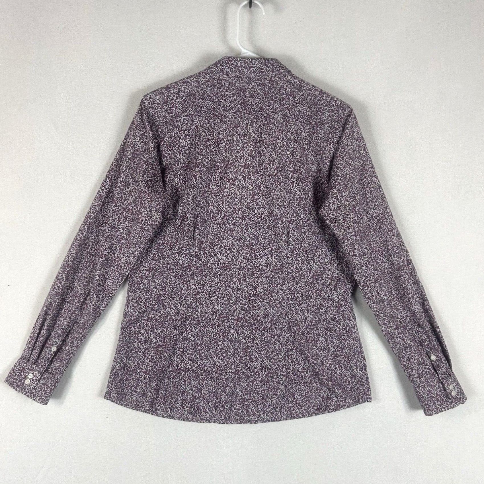 Eddie Bauer Eddie Bauer Button-Up Shirt Womens Large Purple Casual Wrinkle Resistant Stretch Size L / US 10 / IT 46 - 6 Thumbnail