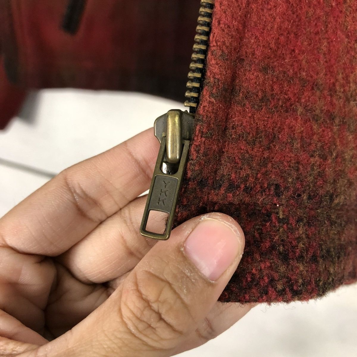 Japanese Brand 🔥VINTAGE CHORE WOOL JACKET UNIQLO TARTAN ISSEY MIYAKE Size US M / EU 48-50 / 2 - 18 Thumbnail