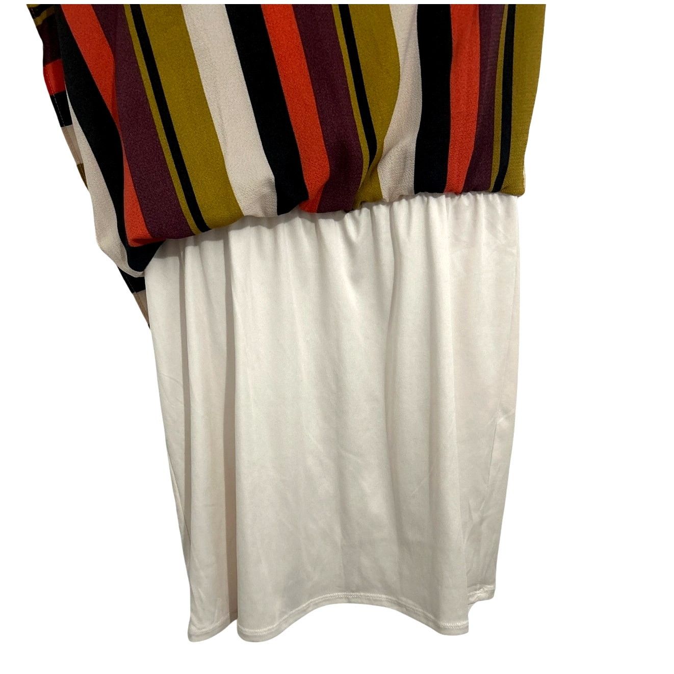 Vintage Moa Moa 70's Vibe Lined Striped Sleeveless Maxi Dress Size M / US 6-8 / IT 42-44 - 5 Thumbnail