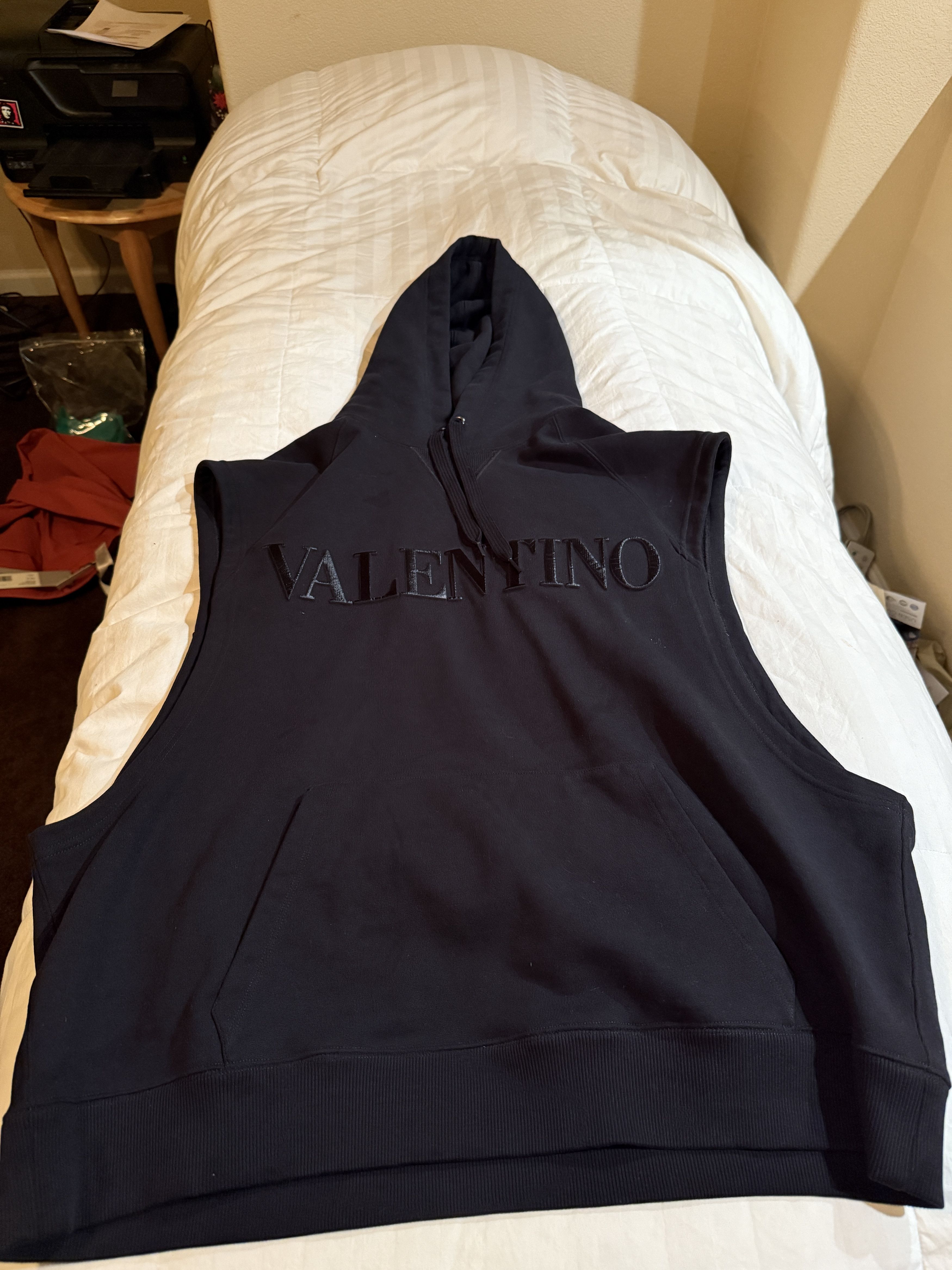 Valentino Valentino Black Cotton Hoodie Size US S / EU 44-46 / 1 - 2 Thumbnail