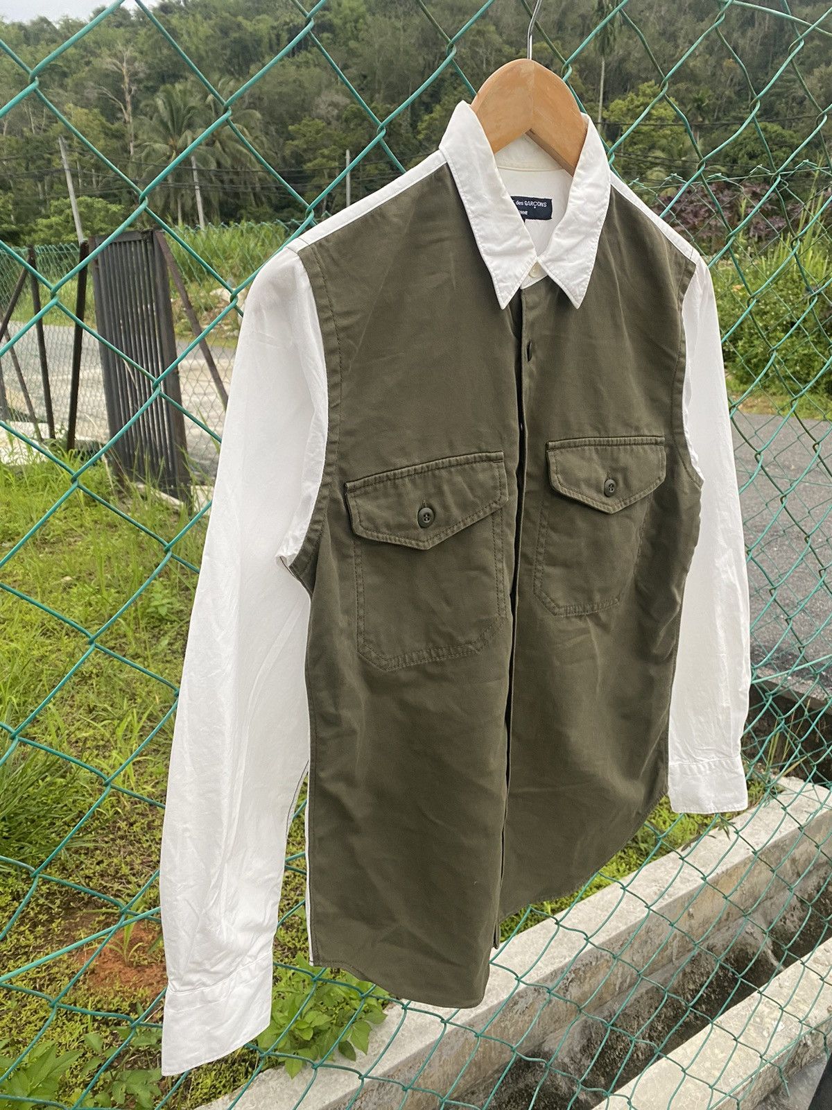 Comme des Garcons AD2016 Comme des Garcon Homme Military Style Shirt Size US XS / EU 42 / 0 - 5 Thumbnail