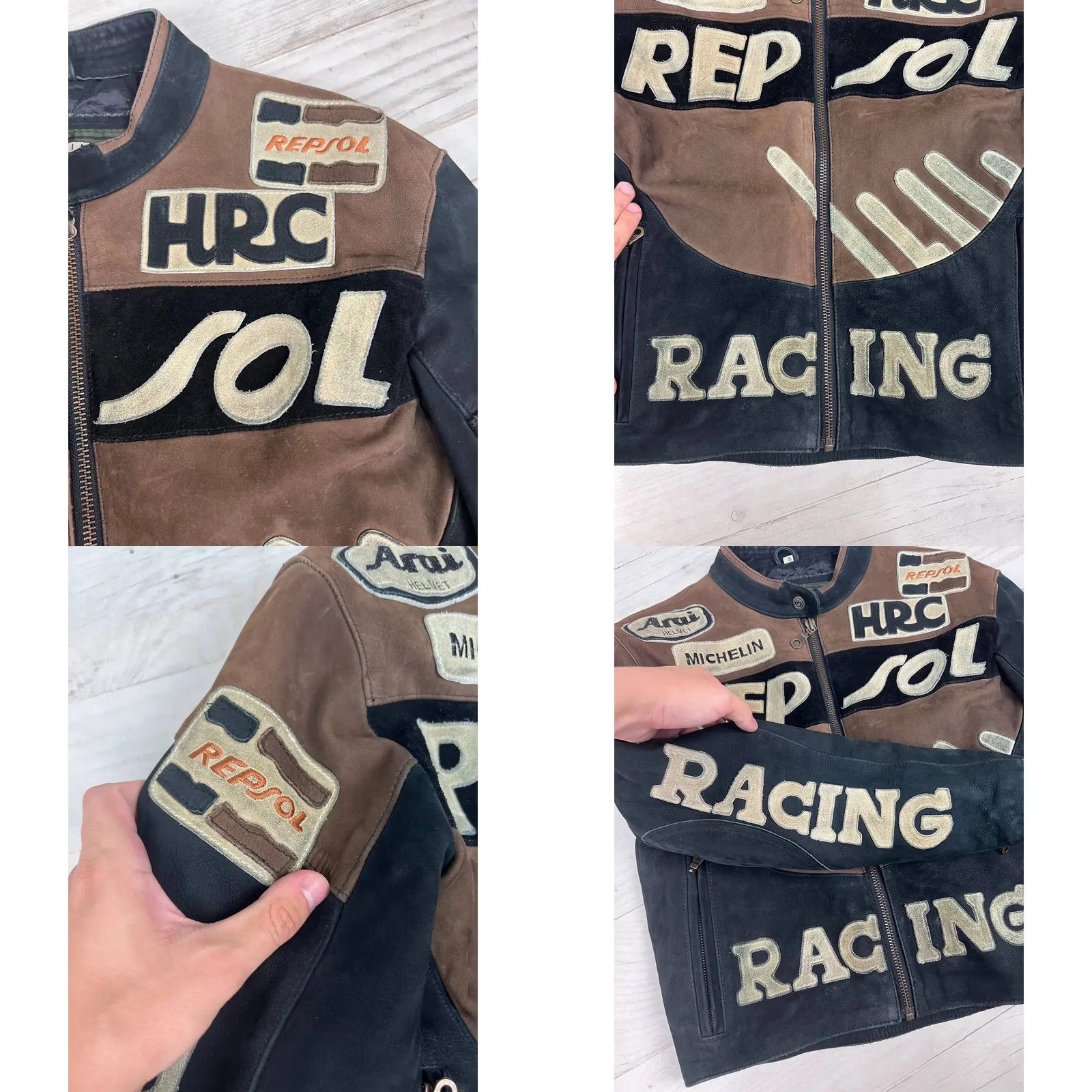 Honda VINTAGE HONDA Repsol Racing Jacket Brown S 90s Men Size US S / EU 44-46 / 1 - 8 Thumbnail