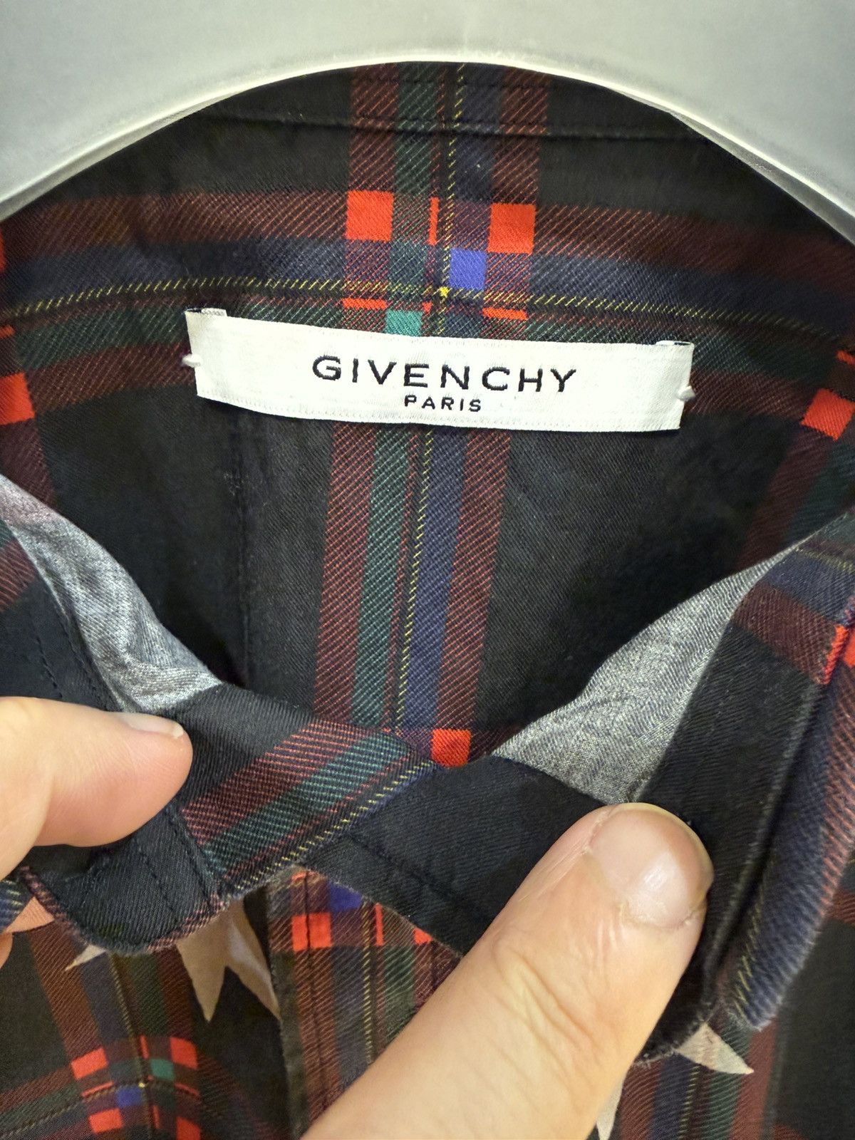 Givenchy Star bleach plaid.shirt colla.size 38 Size US S / EU 44-46 / 1 - 4 Thumbnail