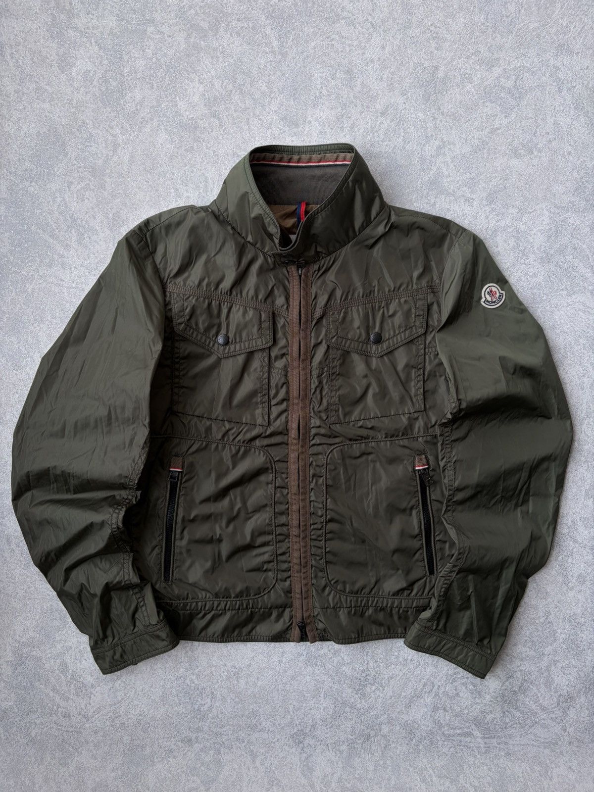MONCLER　KENYA GIUBBOTTO ミリタリーナイロンジャケット　S Moncler Moncler Kenya Field Jacket RRP $775 | Grailed