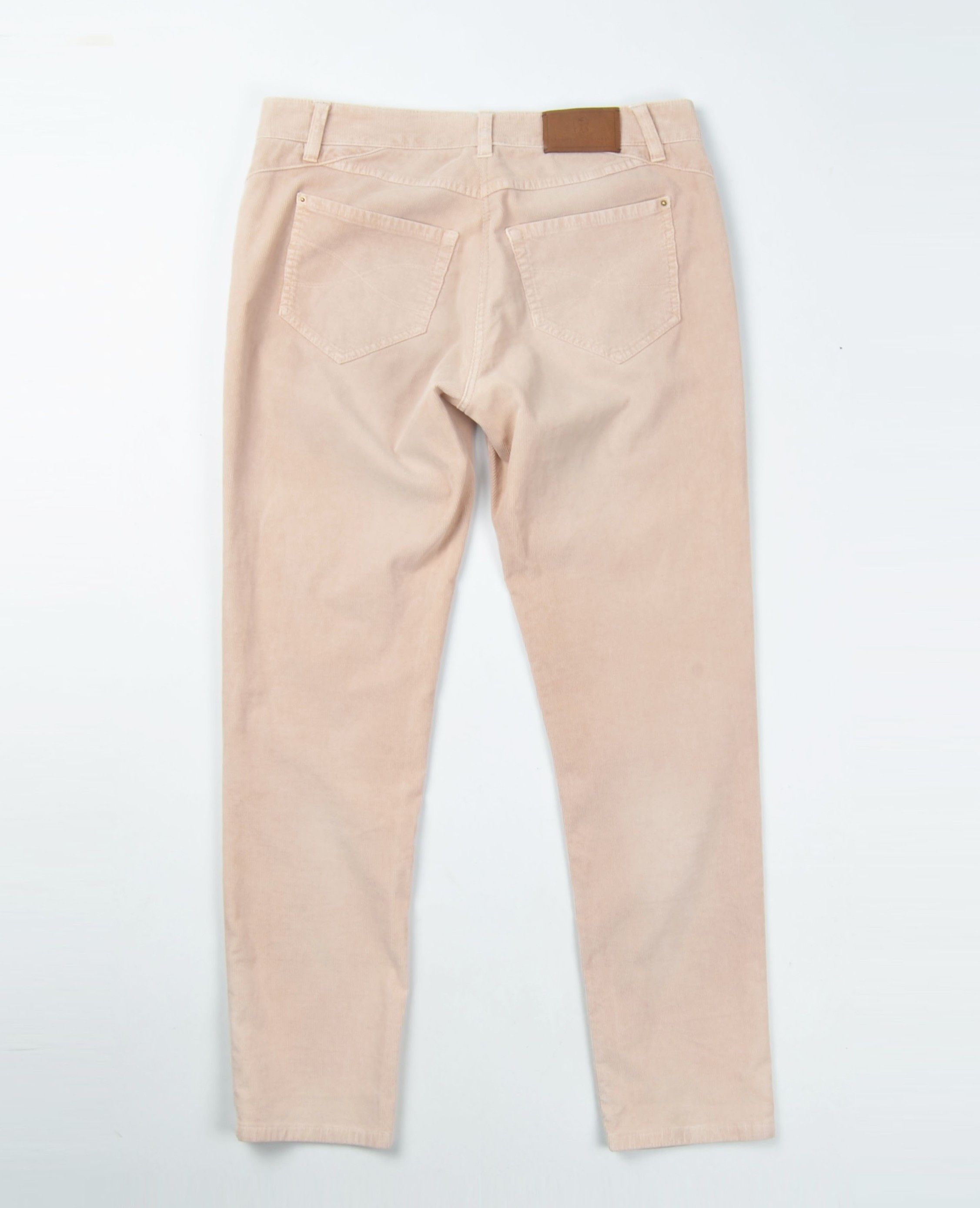 Brunello Cucinelli Brunello Cucinelli Corduroy Blush Beige Pants Size 32" / US 10 / IT 46 - 2 Thumbnail