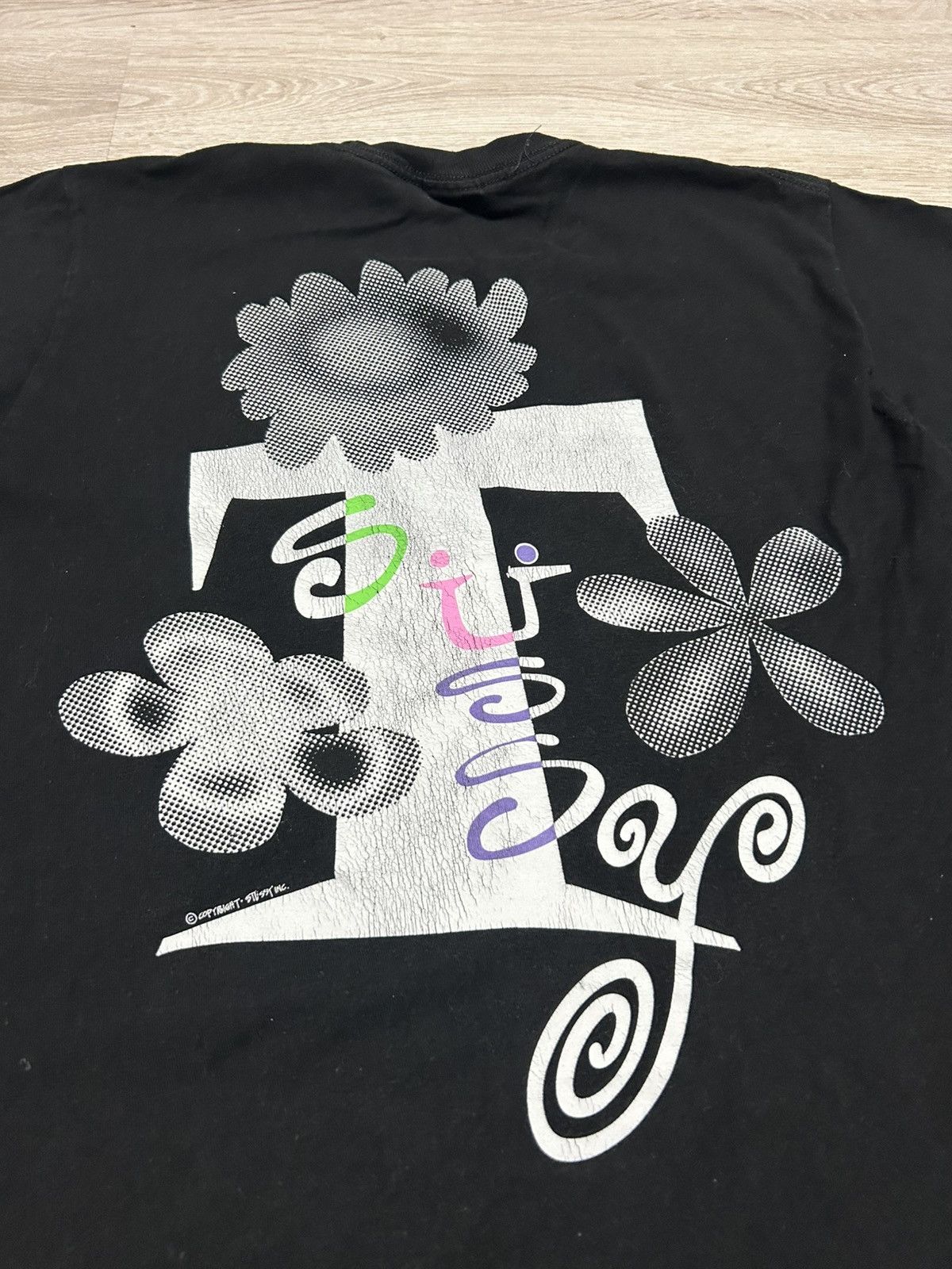 Stussy Big Logo Stussy T-shirt Flowers Size S-M Y2k Size US M / EU 48-50 / 2 - 3 Thumbnail