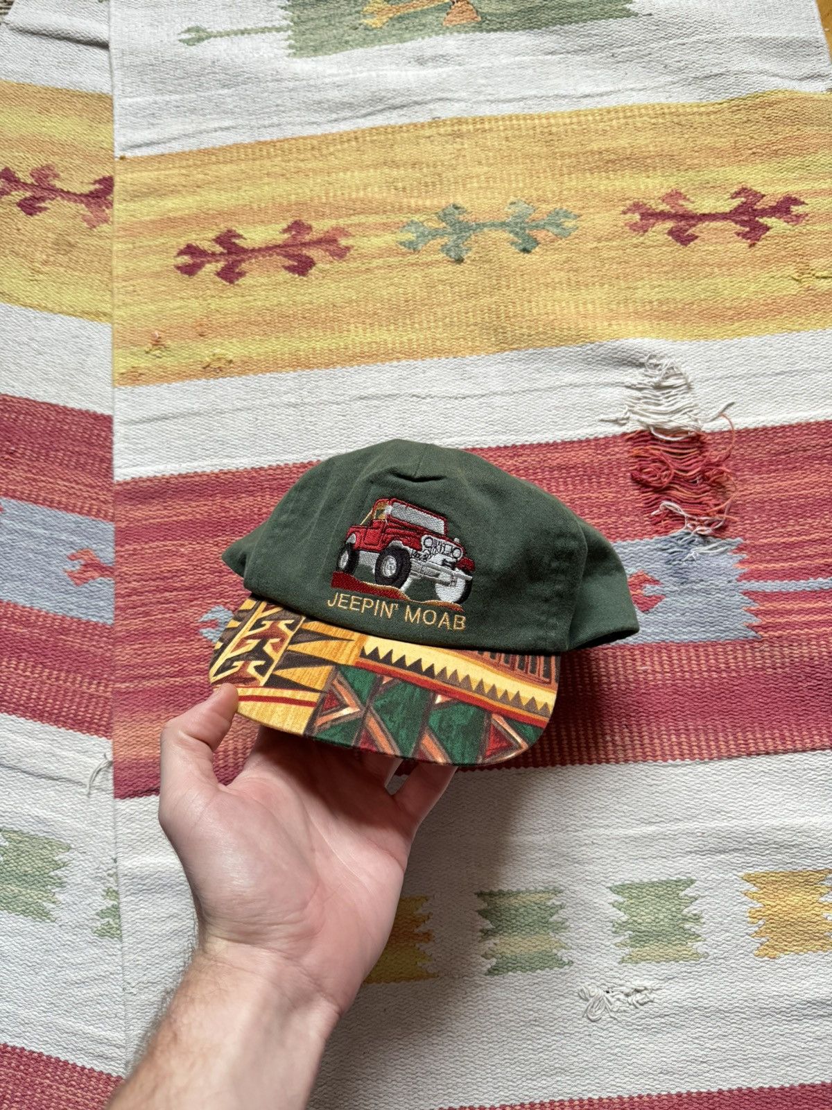 Other Vintage 90’s Jeepin’ Moab Track Made In USA HAT Size ONE SIZE - 2 Thumbnail