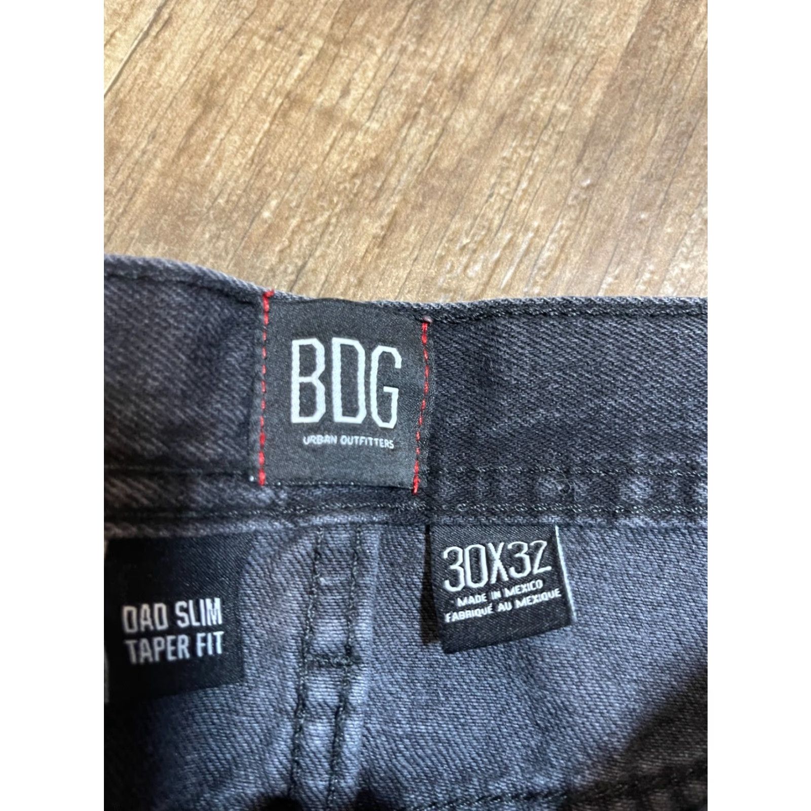 Bdg BDG Urban Outfitters Jeans Men's 30x32 Black Slim Tapered Fit Dad Style City USA Denim Size US 30 / EU 46 - 4 Thumbnail