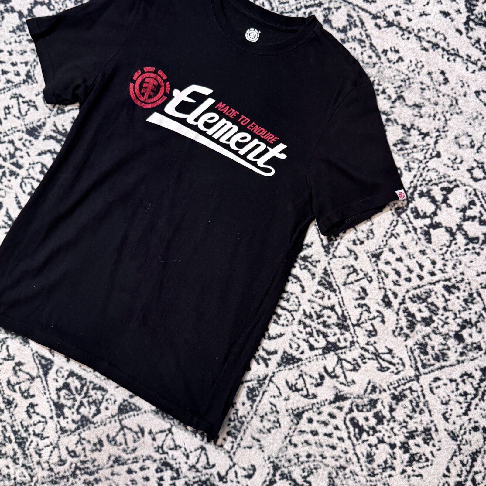 Vintage Vintage Unisex Black Cotton T-Shirt Size S Made To Endure Size US S / EU 44-46 / 1 - 2 Thumbnail