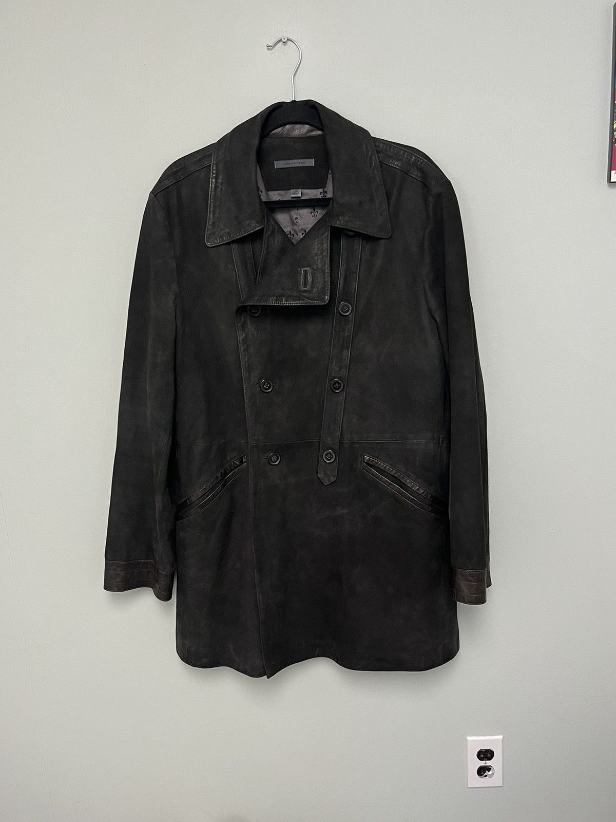 John Varvatos Suede trench coat. 50 Size US M / EU 48-50 / 2 - 2 Thumbnail