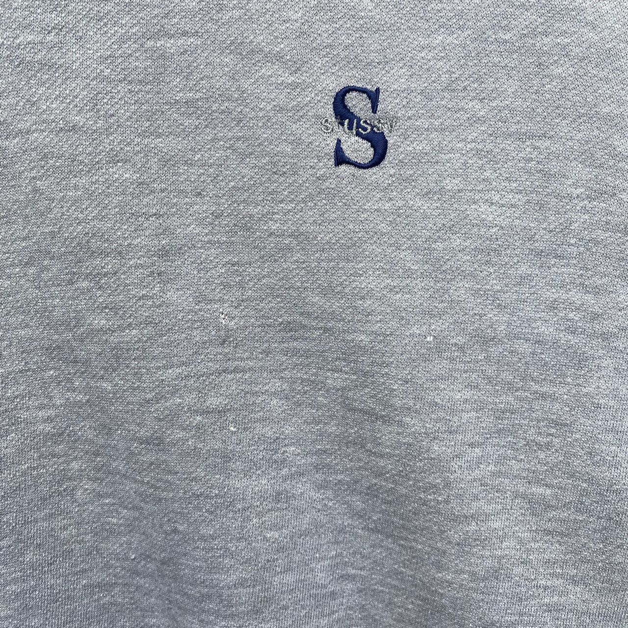 Stussy × Vintage VINTAGE STUSSY SWEATSHIRT OVERSIZED MEDIUM PULLOVER GRAY Size US M / EU 48-50 / 2 - 7 Thumbnail